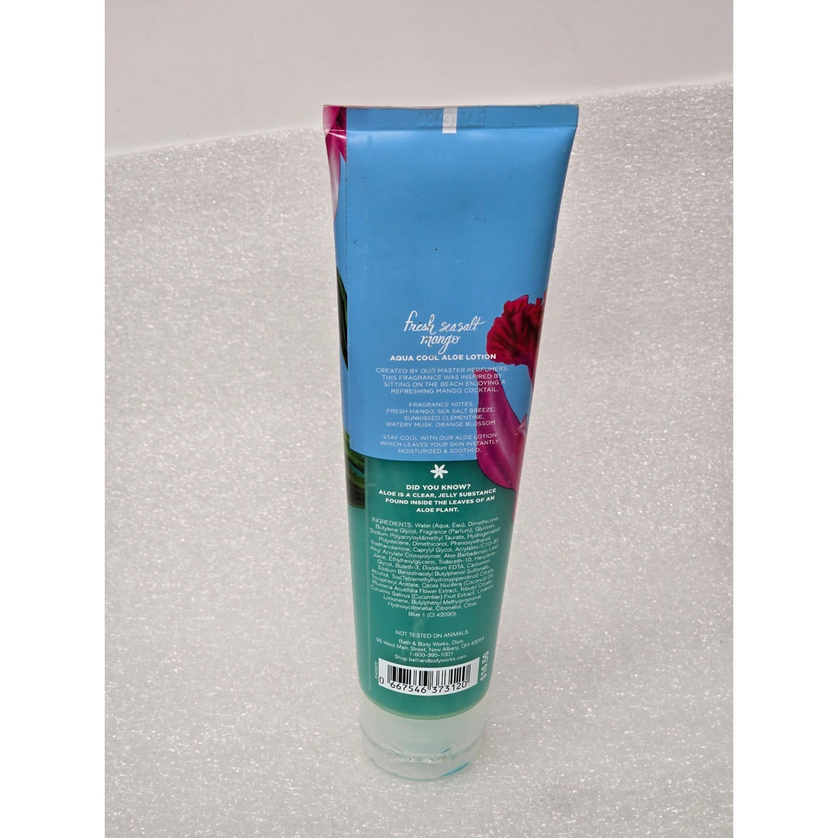 Fresh Sea Salt Mango Aqua Cool Aloe Lotion 5.6 Oz Bath & Body Works Moisturizing