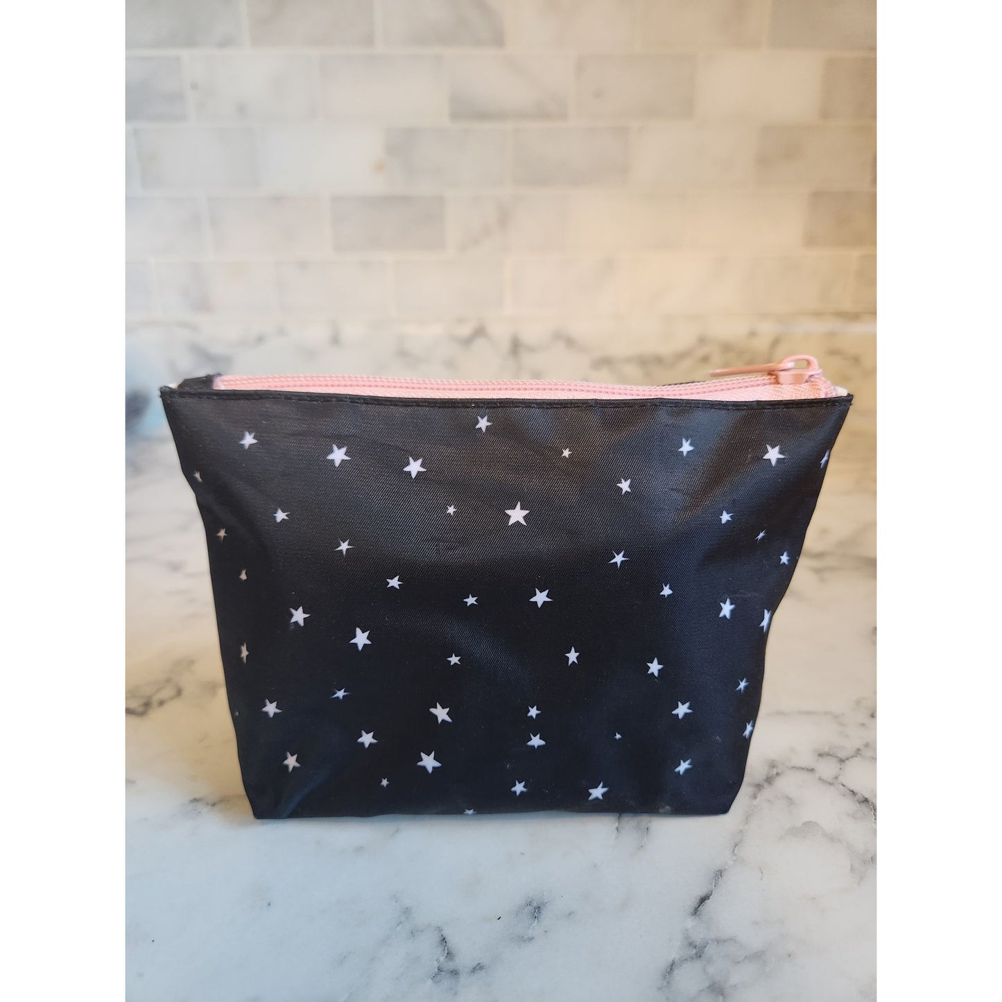 5 Piece Assorted Bath Bomb Set with Starry Cosmetic Bag Pouch