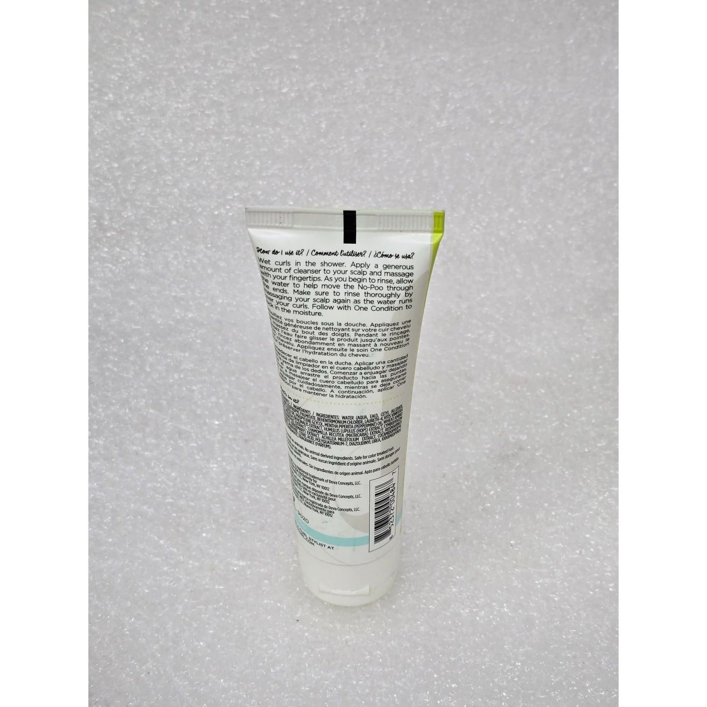 Deva Curl No Poo Original Zero Lather Conditioning Cleanser 1.5 oz Travel Size