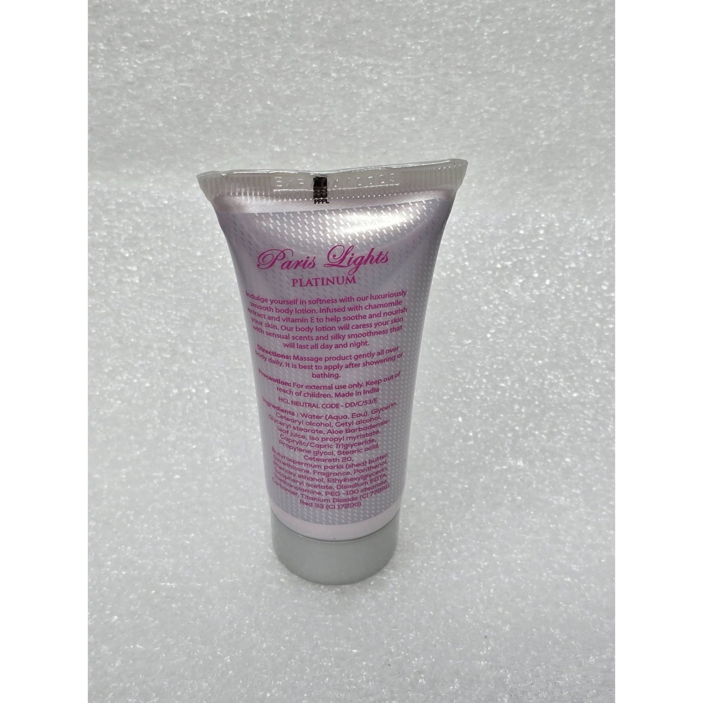 Paris Lights Platinum Moisturising Body Lotion 1.7 oz Hydrating & Lightweight