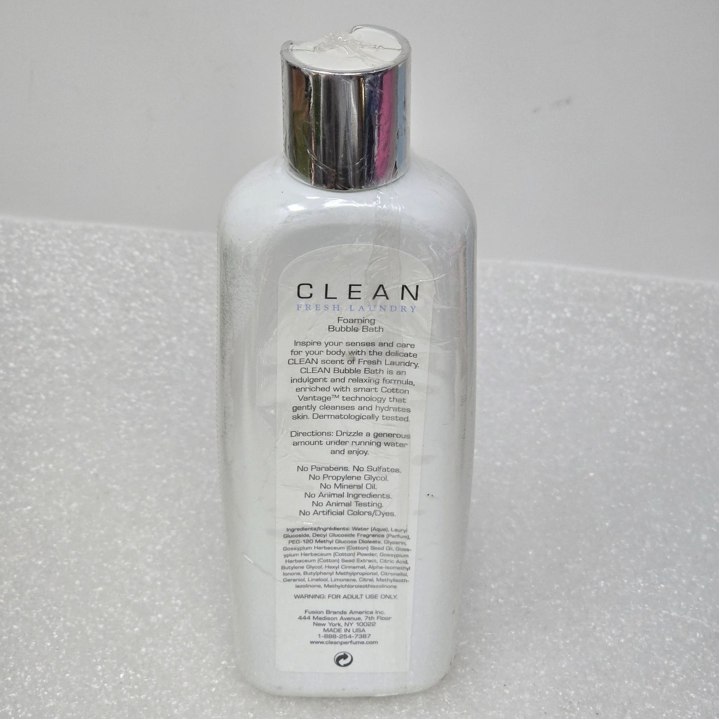 Clean Fresh Laundry Foaming Bubble Bath 7.8 Fl Oz