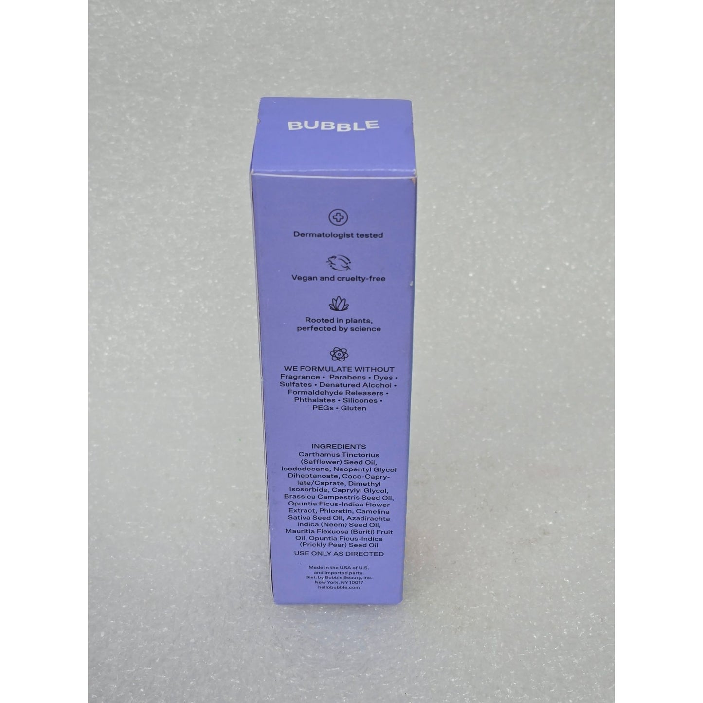 Bubble Float On Soothing Face Oil 1 Oz Vegan & Cruelty-Free Dermatologist Tested