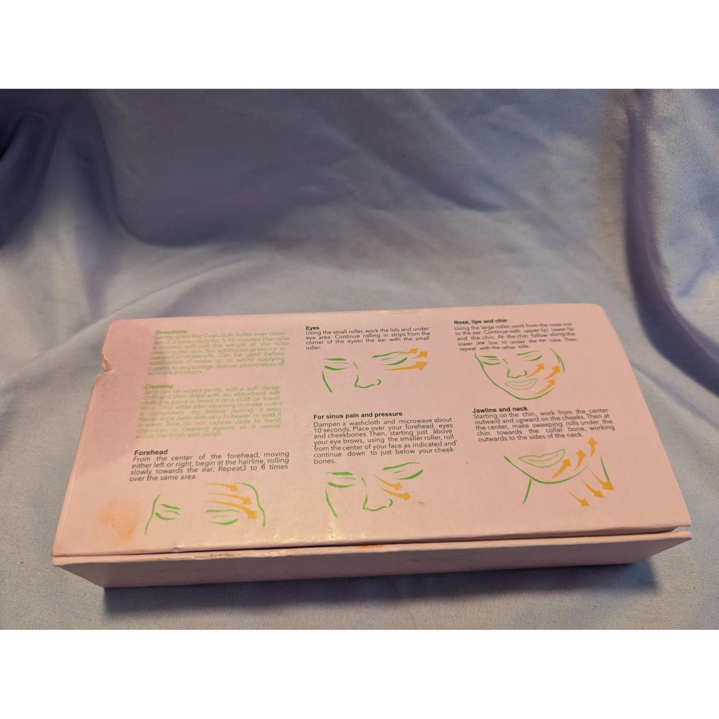 Newchy Jade Roller Facial Massager & Beauty Tool In Pink Box