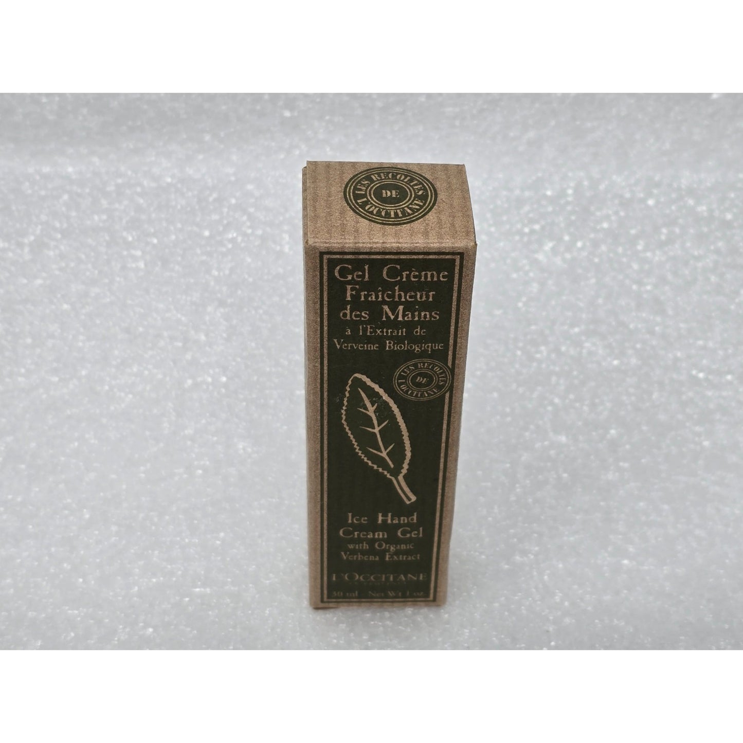 L'Occitane Ice Hand Cream Gel With Organic Verbena Extract 30 ml 1 oz