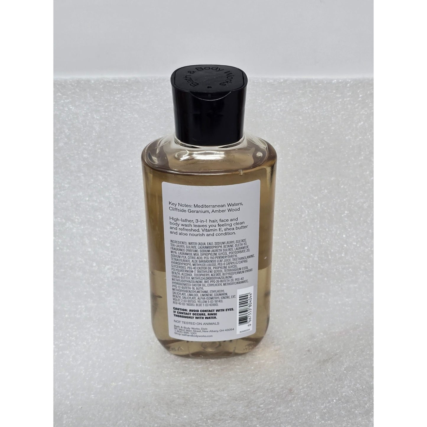 Marble By Bath & Body Works Mens 3-In-1 Hair Face & Body Wash 10 Fl Oz