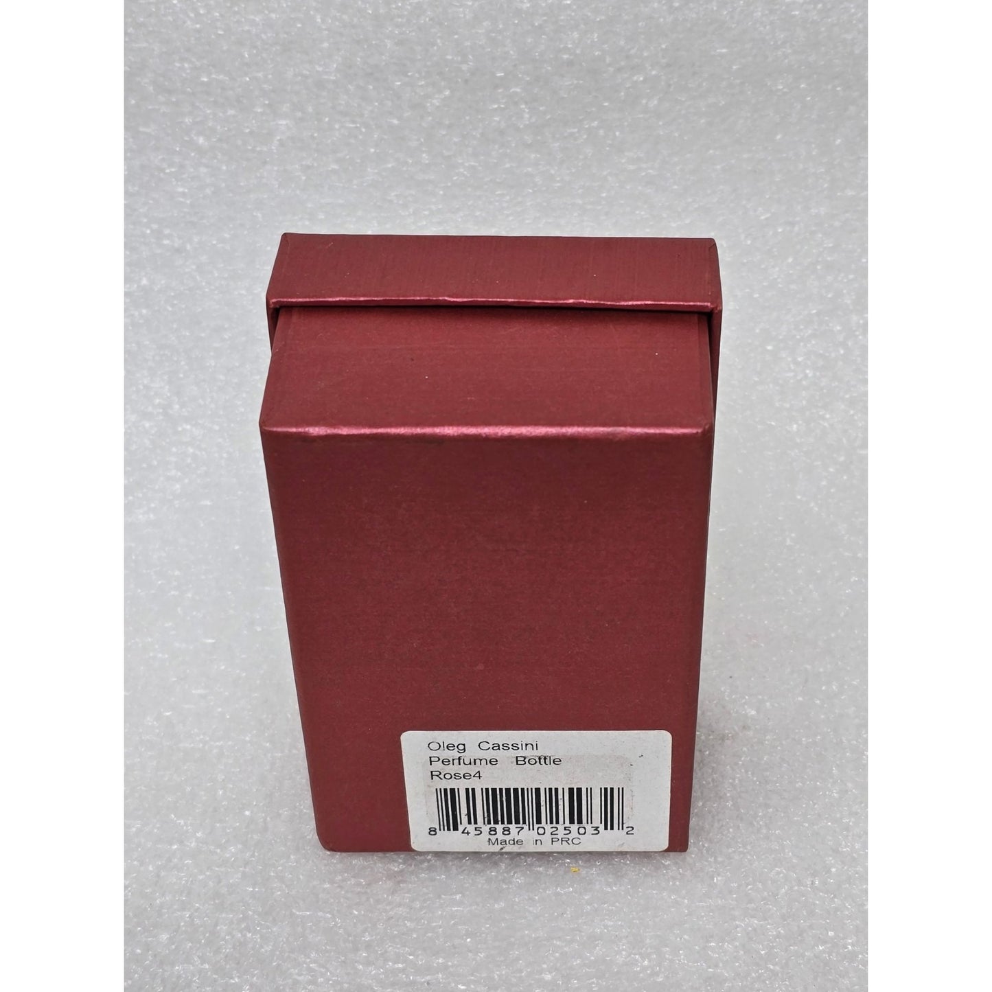 Crystal Perfume Bottle By Oleg Cassini With Gift Box Rose4