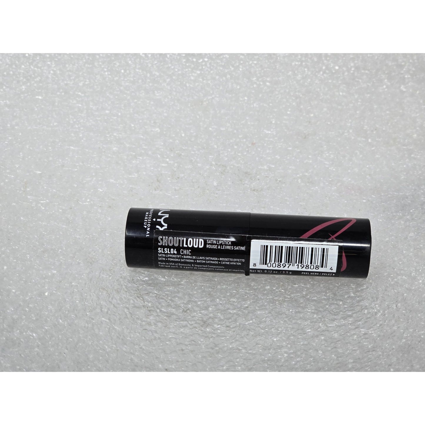 NYX Shout Loud Satin Lipstick Shade Chic Red