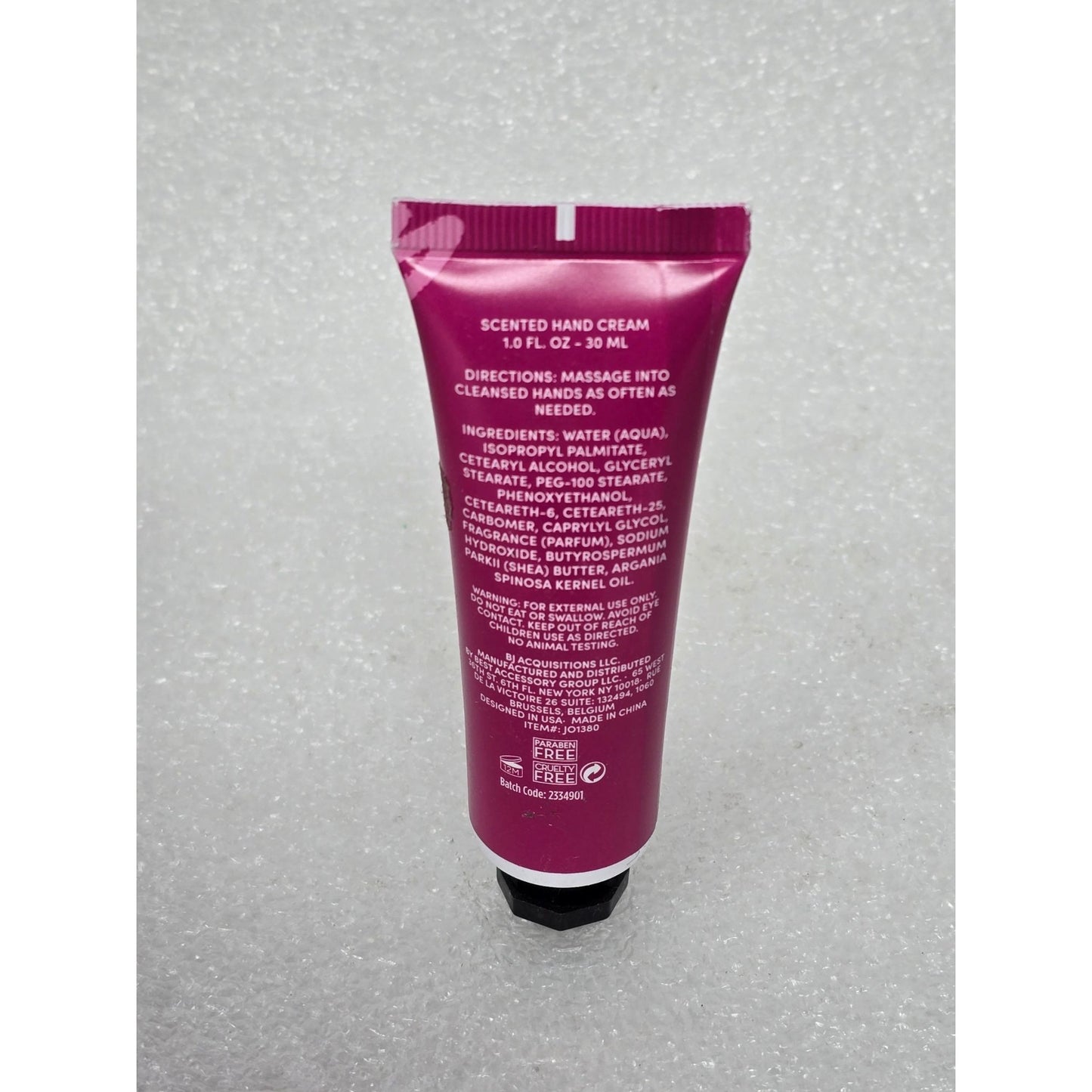 Betsey Johnson Sweet Peony Scented Hand Cream 1 Oz Nourishing Care Collection
