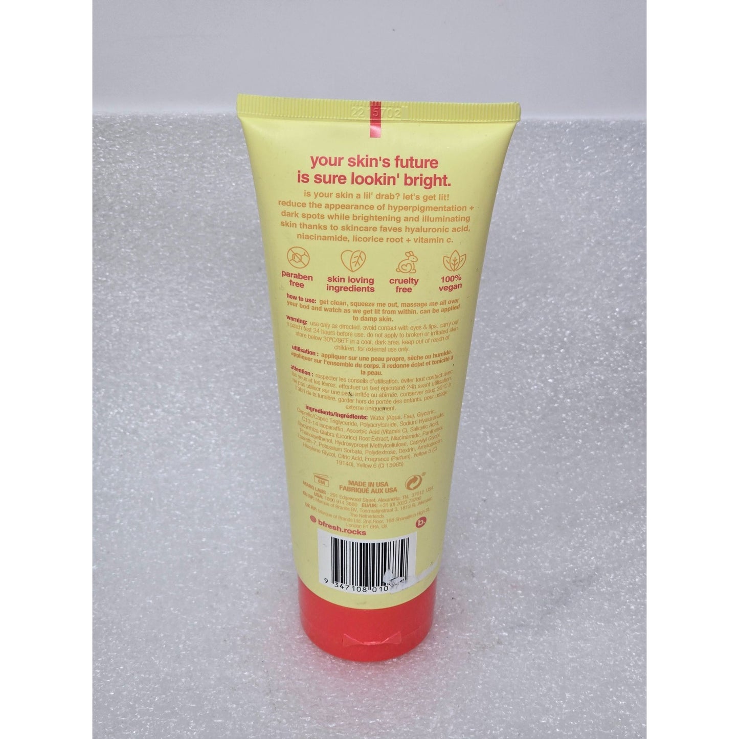 B.Fresh Illuminating Body Serum With Hyaluronic Acid Niacinamide & Vitamin C