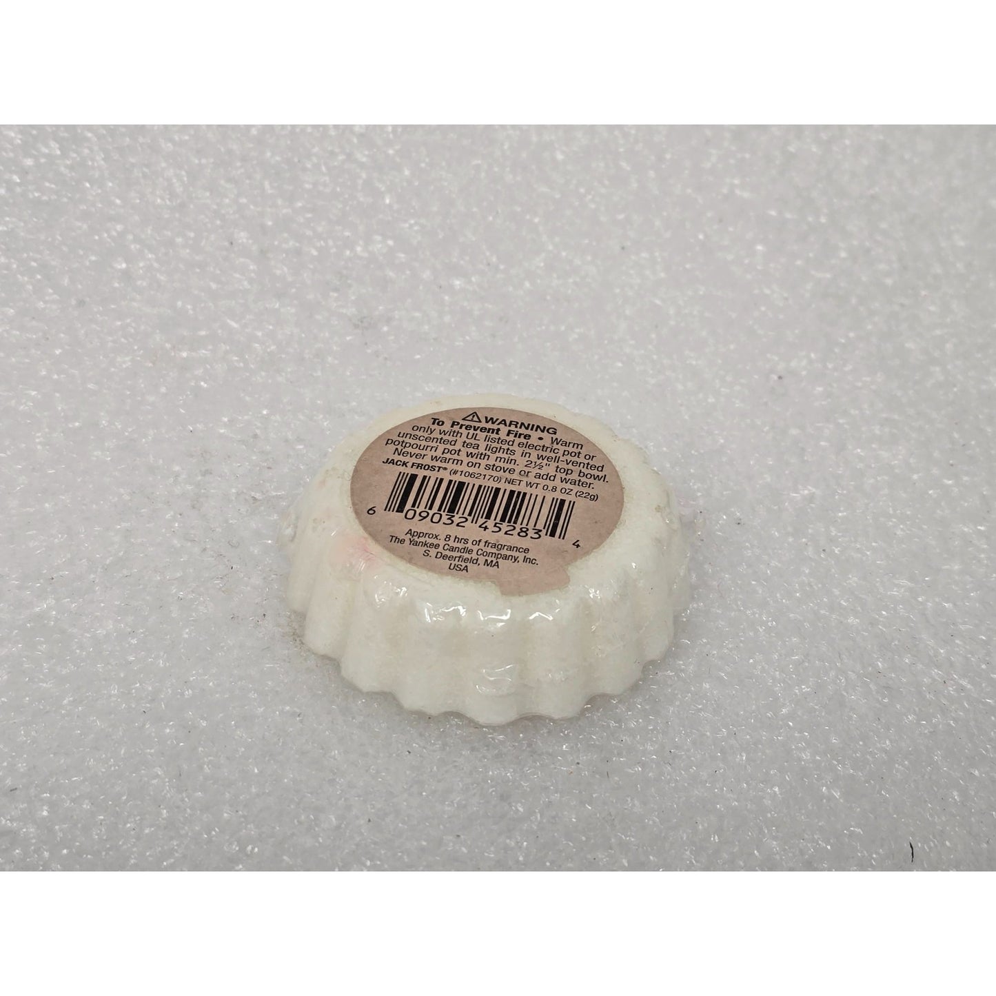 Yankee Candle Jack Frost Wax Melt Tart Snowman Winter Scent 0.8 Oz