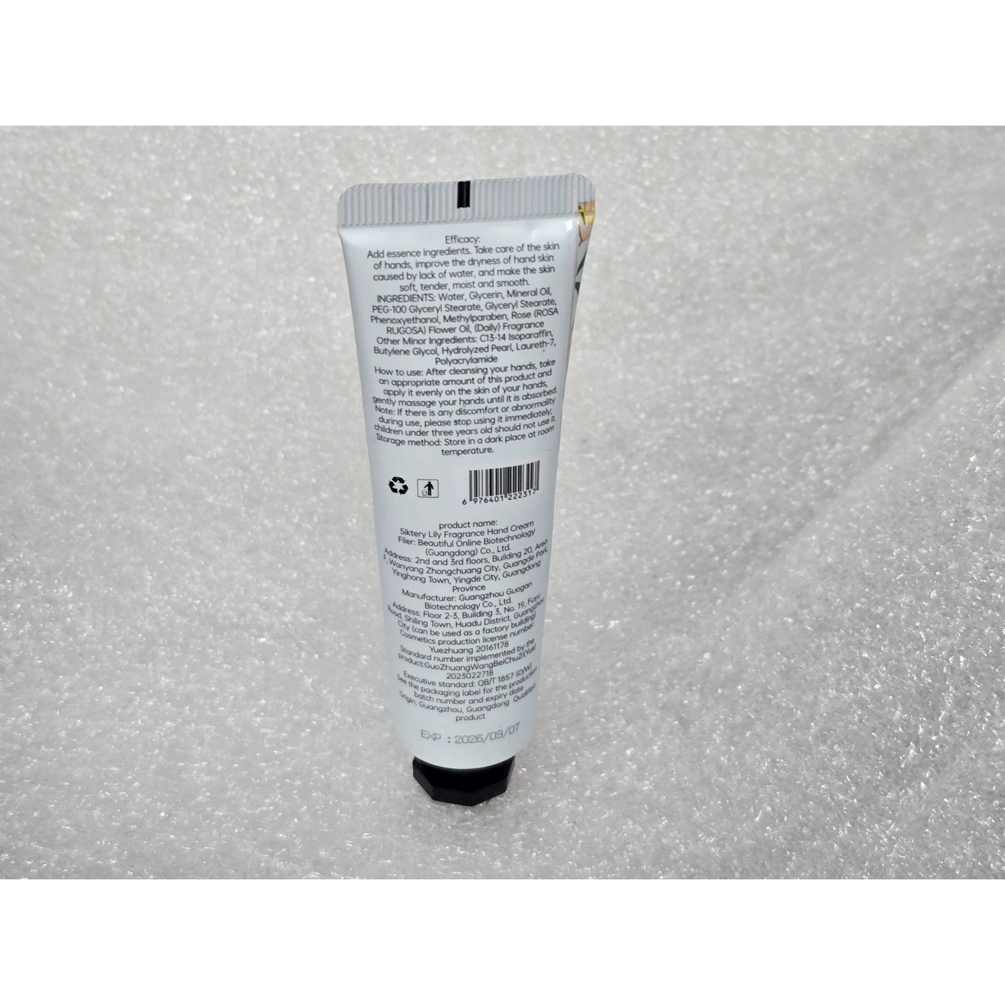 Lily Fragrance Hand Cream 30g Hydrating & Nourishing By 5iktery Travel Size