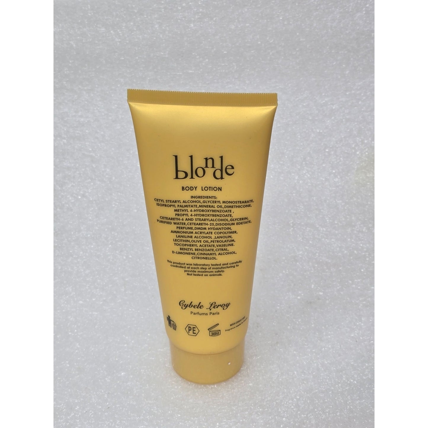 Blonde Perfumed Body Lotion By Cybele Leroy 4 Oz Hydrating & Luxurious Skincare