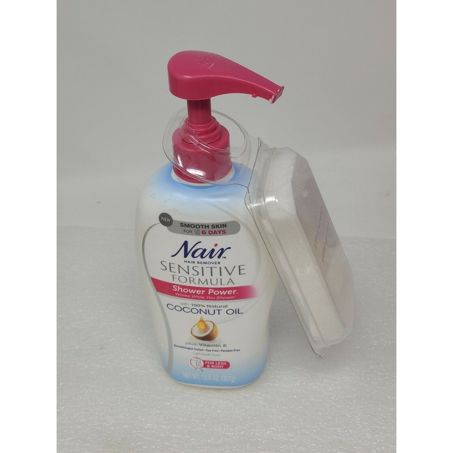 Nair Hair Remover Sensitive Formula Shower Power with Coconut Oil & Vitamin E