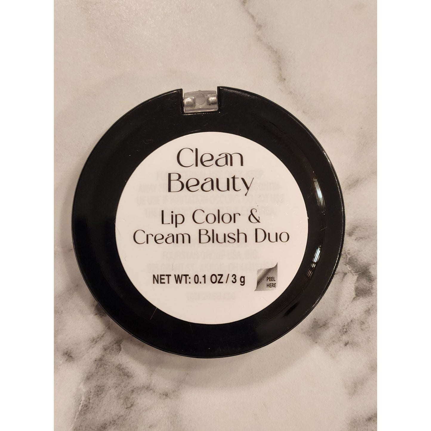 Lip Color & Cream Blush Duo Clean Beauty Coral Pink Multipurpose Cheeks & Lips