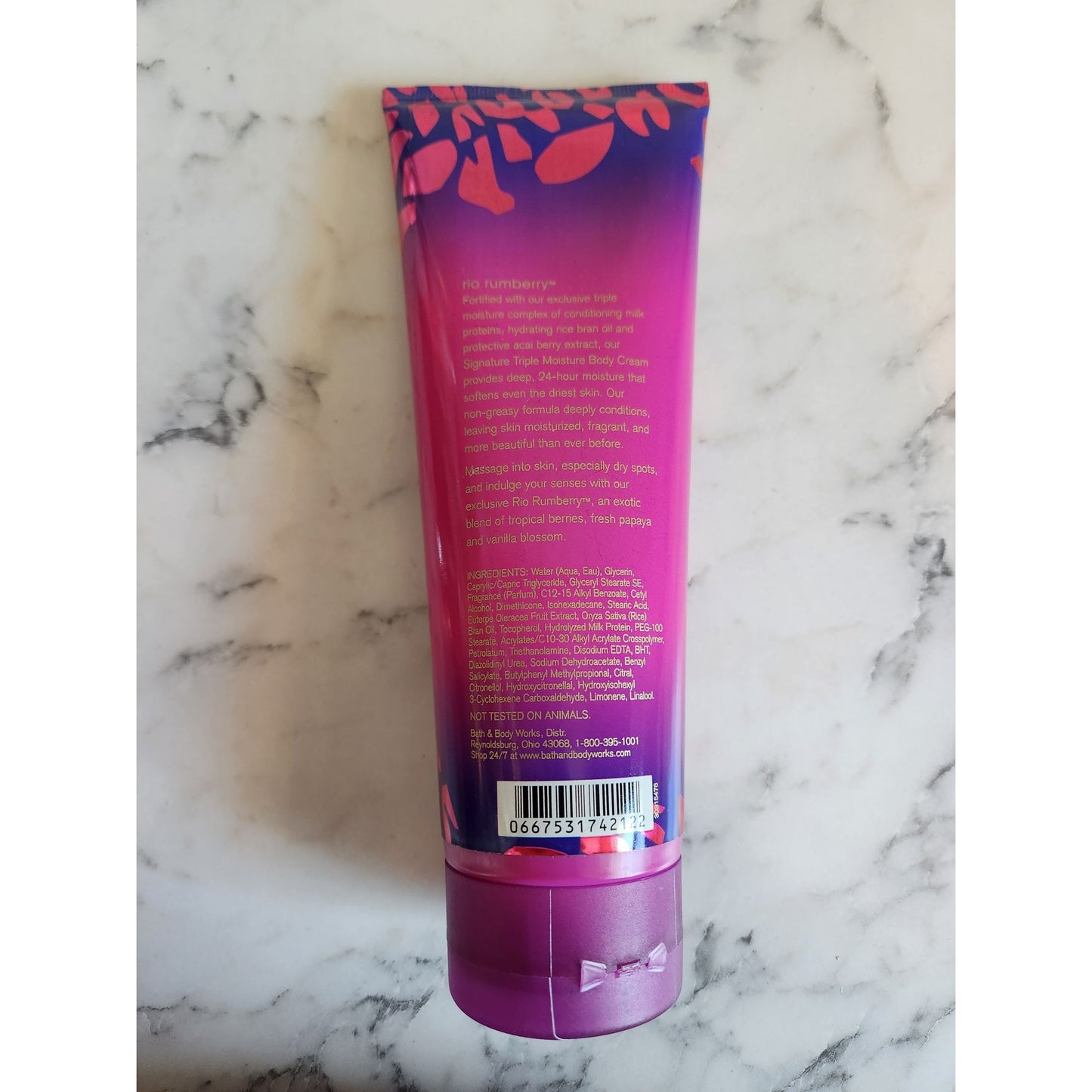 Bath & Body Works Rio Rumberry Triple Moisture Body Cream 2013 Escape Collection