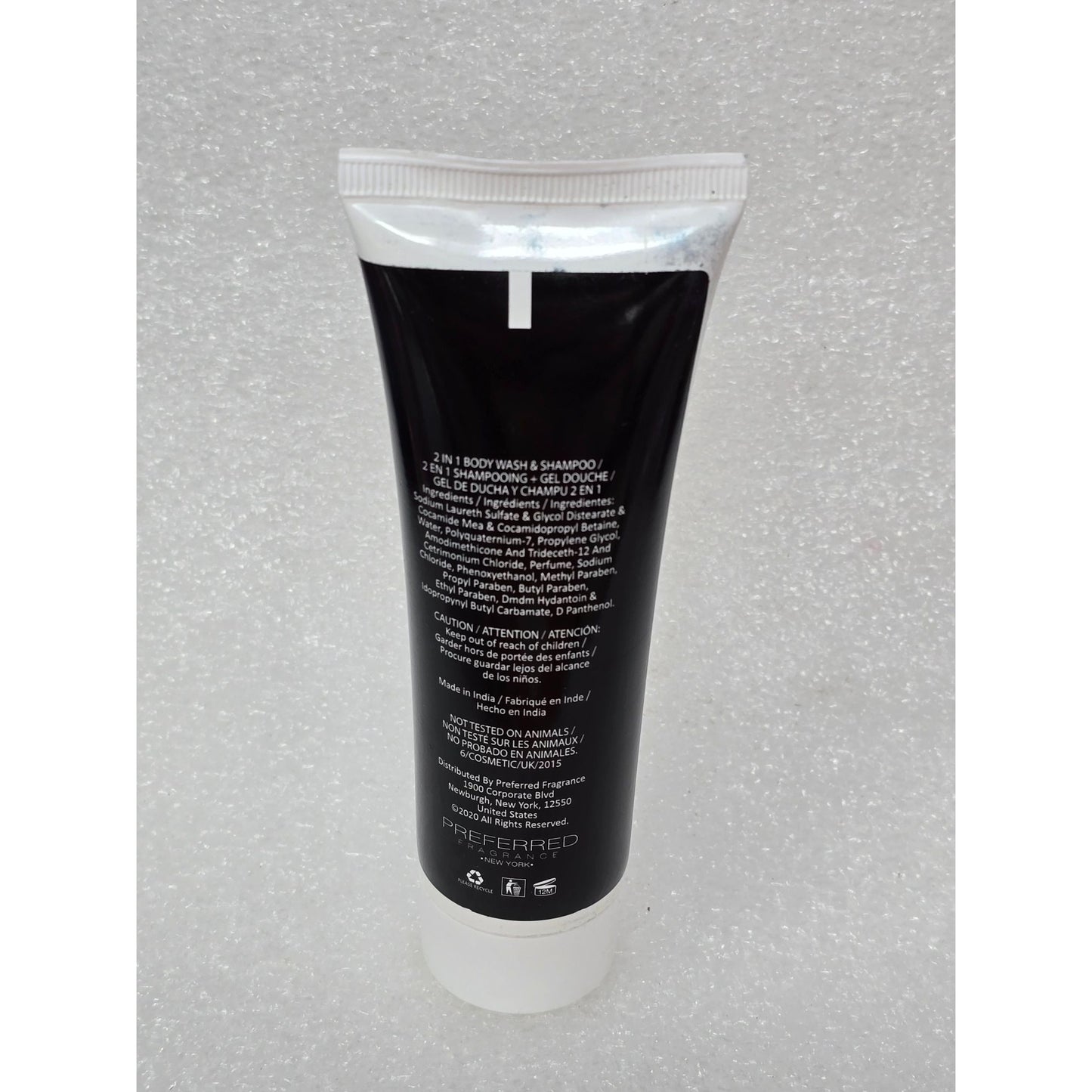 Luna Nightfall 2 In 1 Body Wash & Shampoo 2.7 Fl Oz