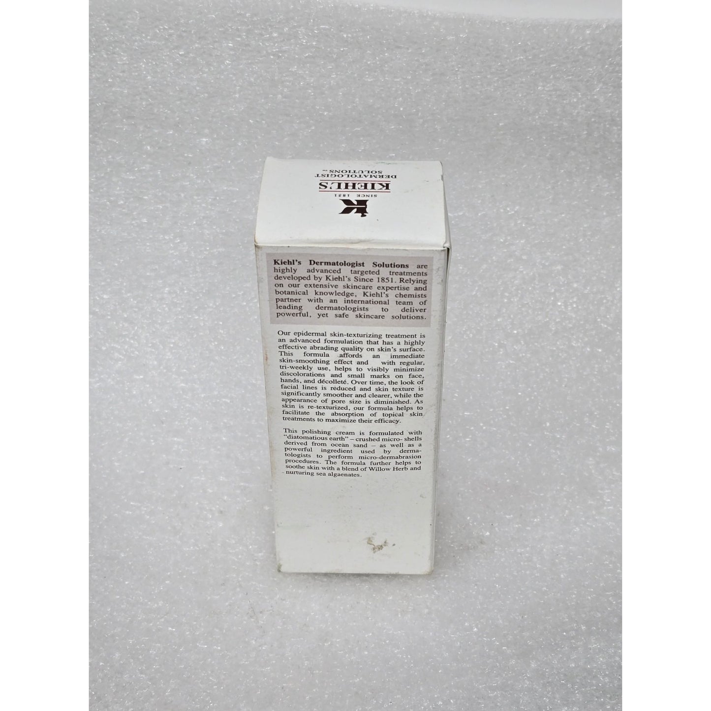 Kiehls Dermatologist Solutions Epidermal Re-Texturizing Micro-Dermabrasion 2.5oz