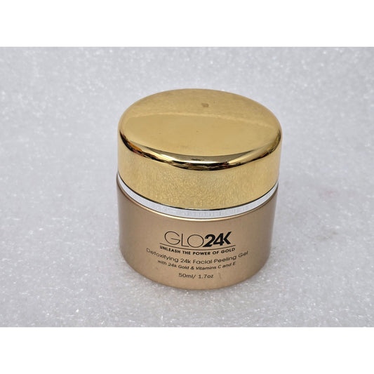 GLO 24K 24K Gold Facial Peeling Gel 50ml With Vitamins C & E