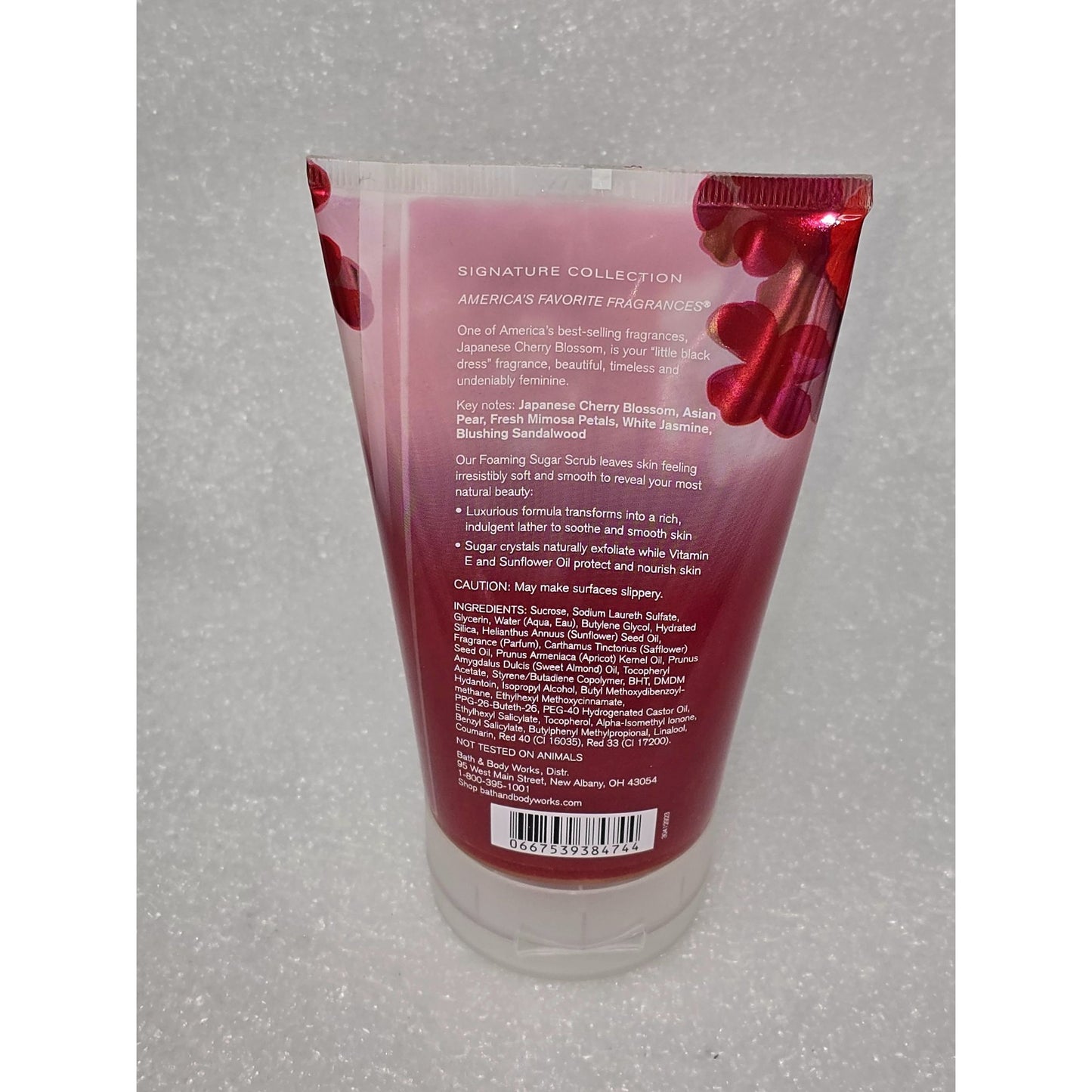 Japanese Cherry Blossom Foaming Sugar Scrub Bath & Body Works 8 Oz