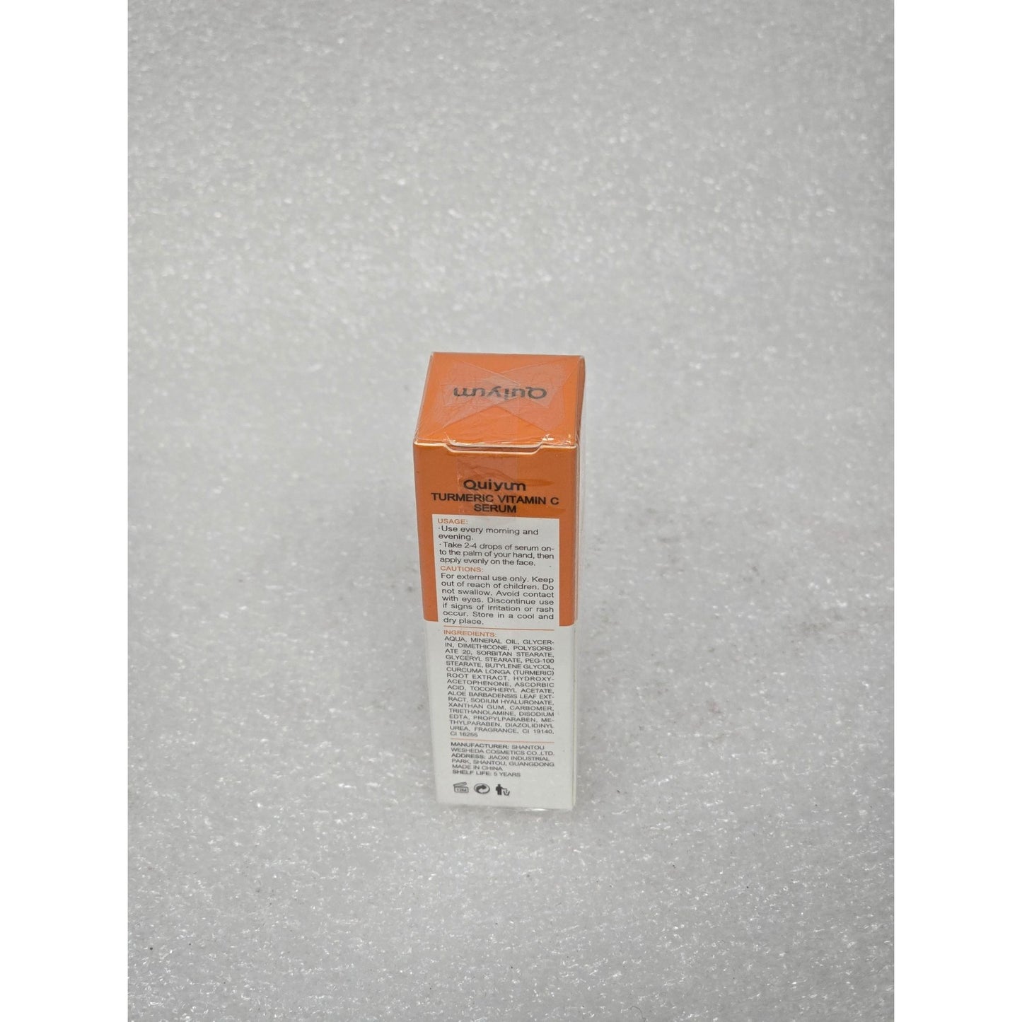 Quiyum Turmeric & Vitamin C Serum 17ml For Radiant Skin & Elasticity