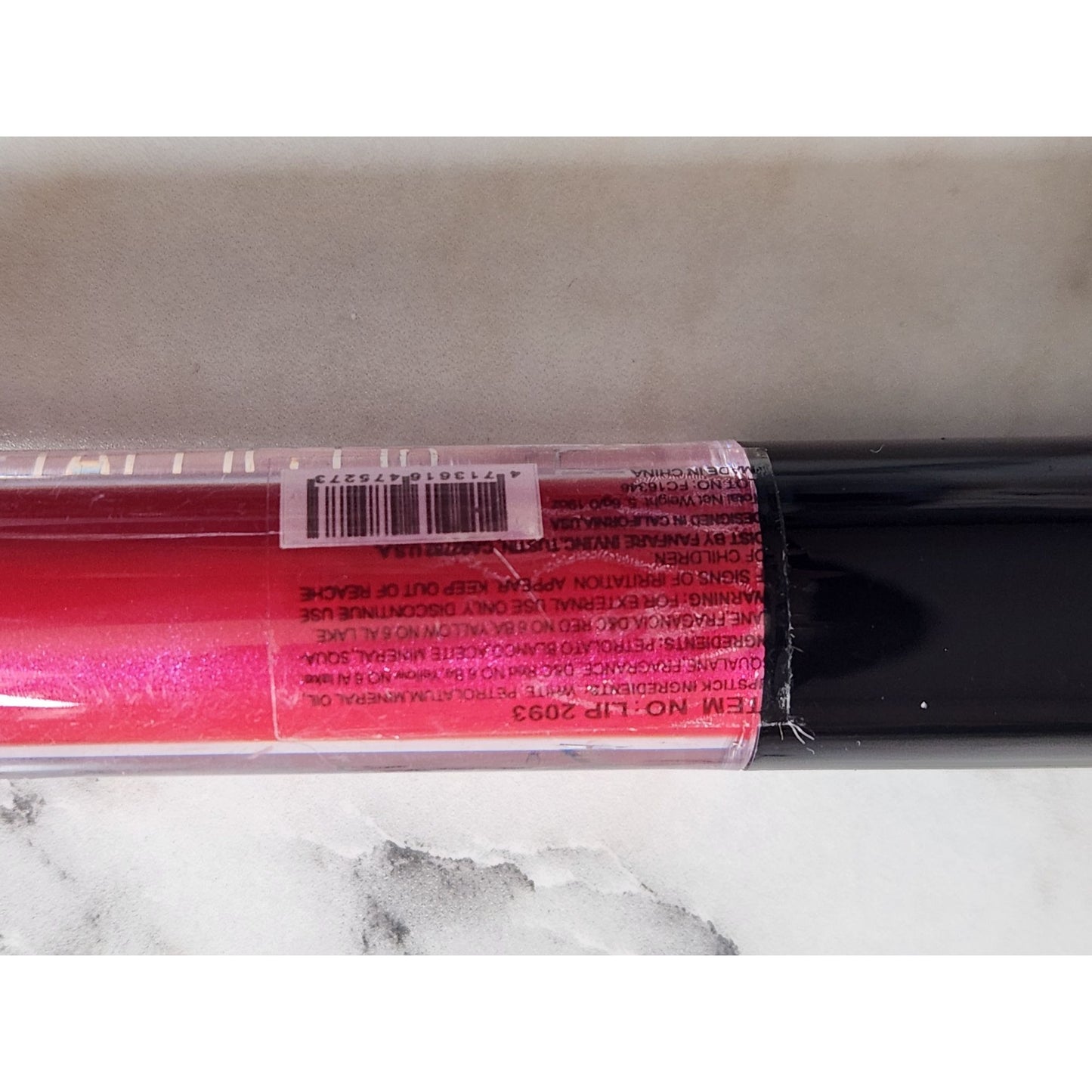 Amuse Cosmetics Metallic Lip Gloss Color Lipstick Vibrant Red 2093-9