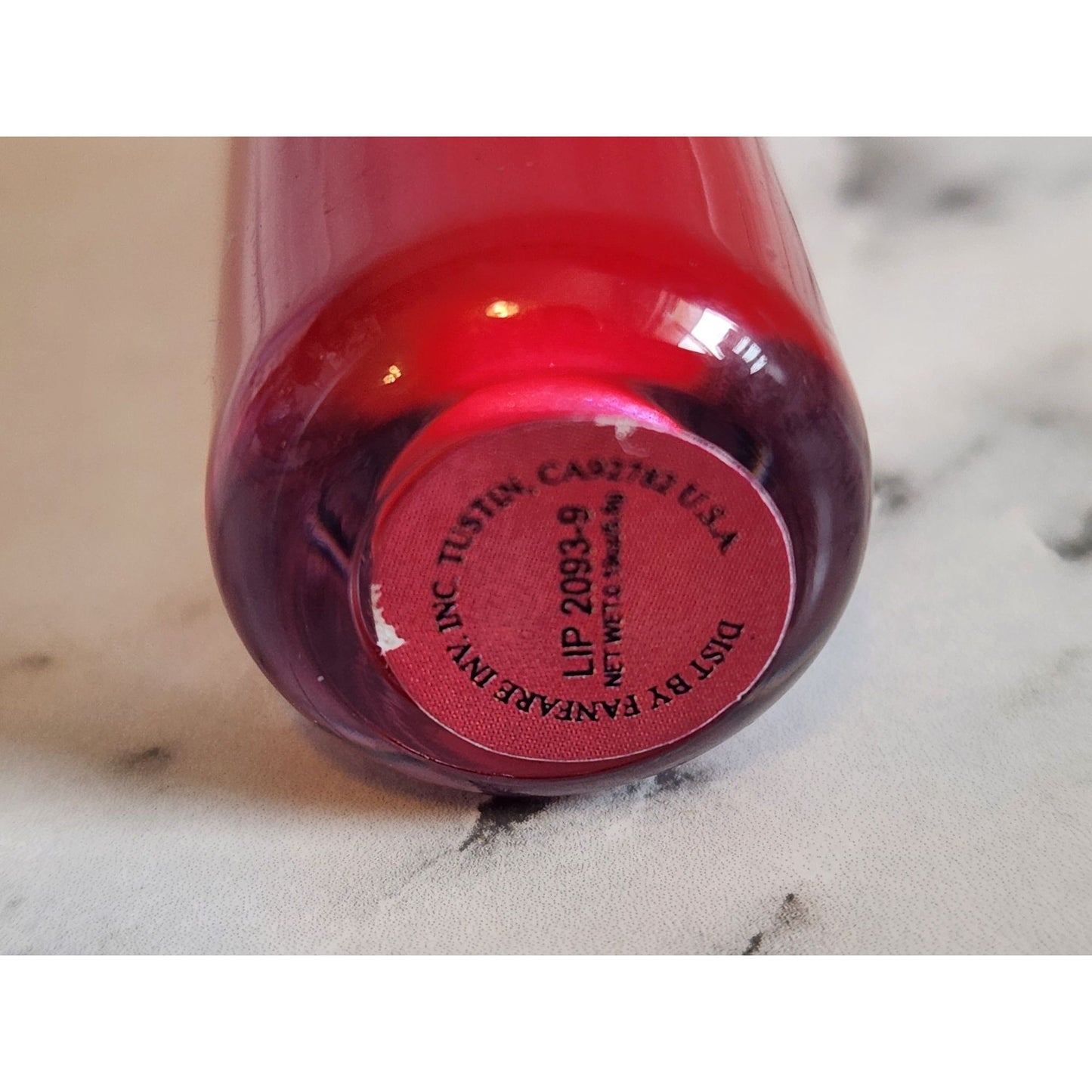 Amuse Cosmetics Metallic Lip Gloss Color Lipstick Vibrant Red 2093-9