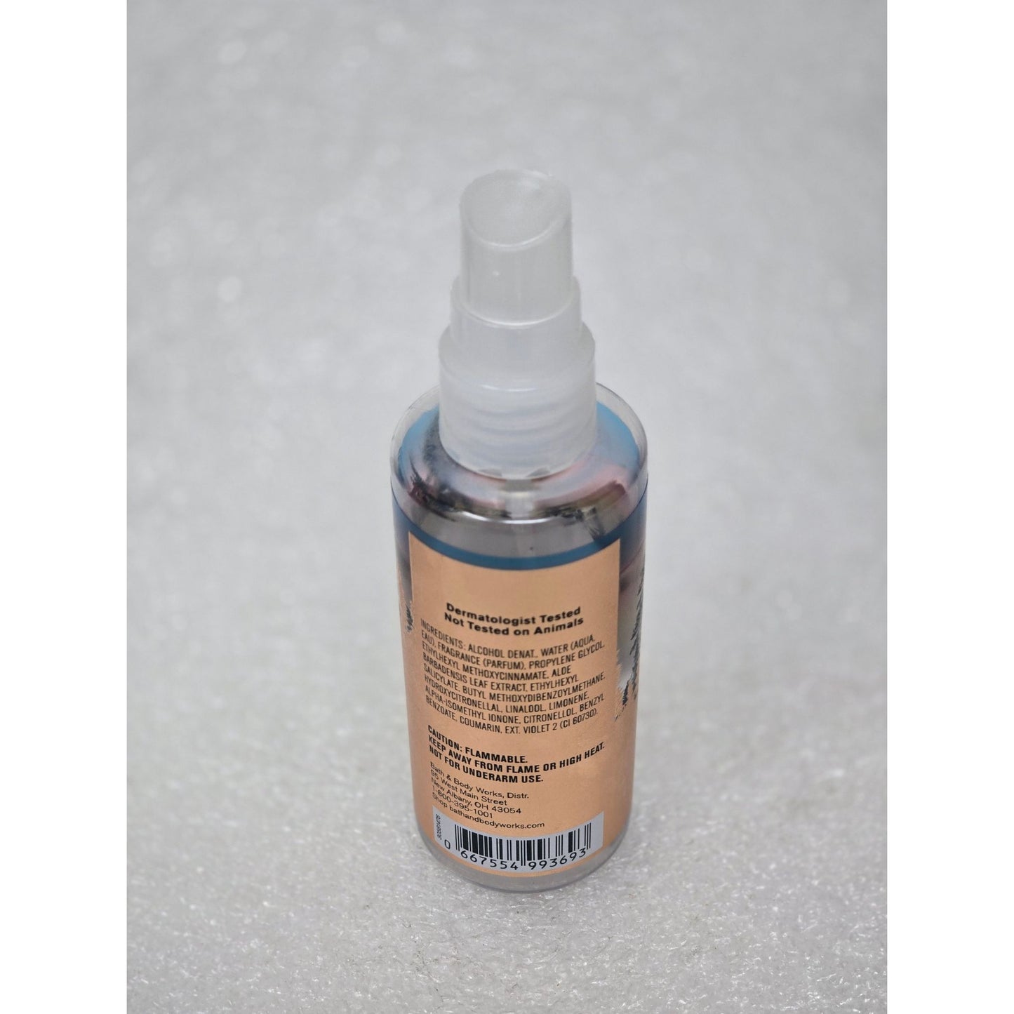 Bath & Body Works Open Sky Fragrance Mist 3 Fl Oz Travel Size