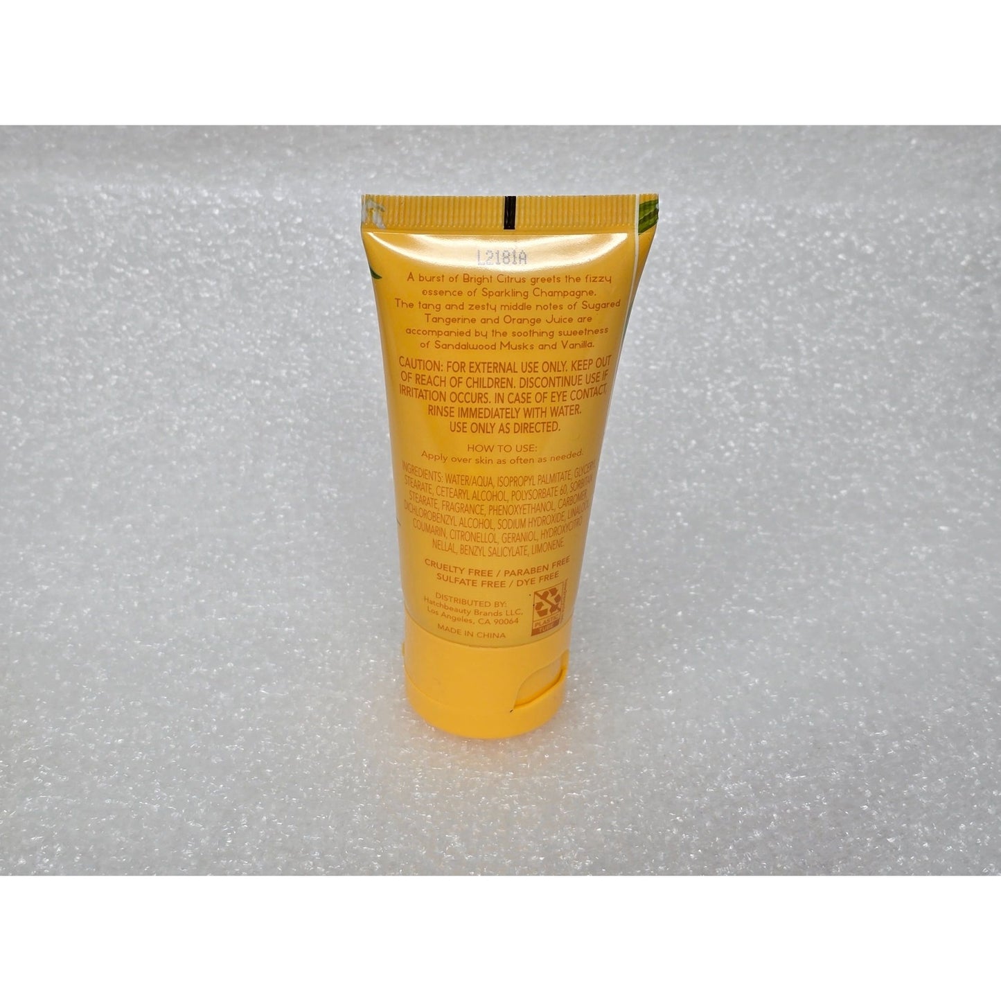 Citrus Sparkle Body Lotion 1.85 Fl Oz Hydrating Travel Size Tube