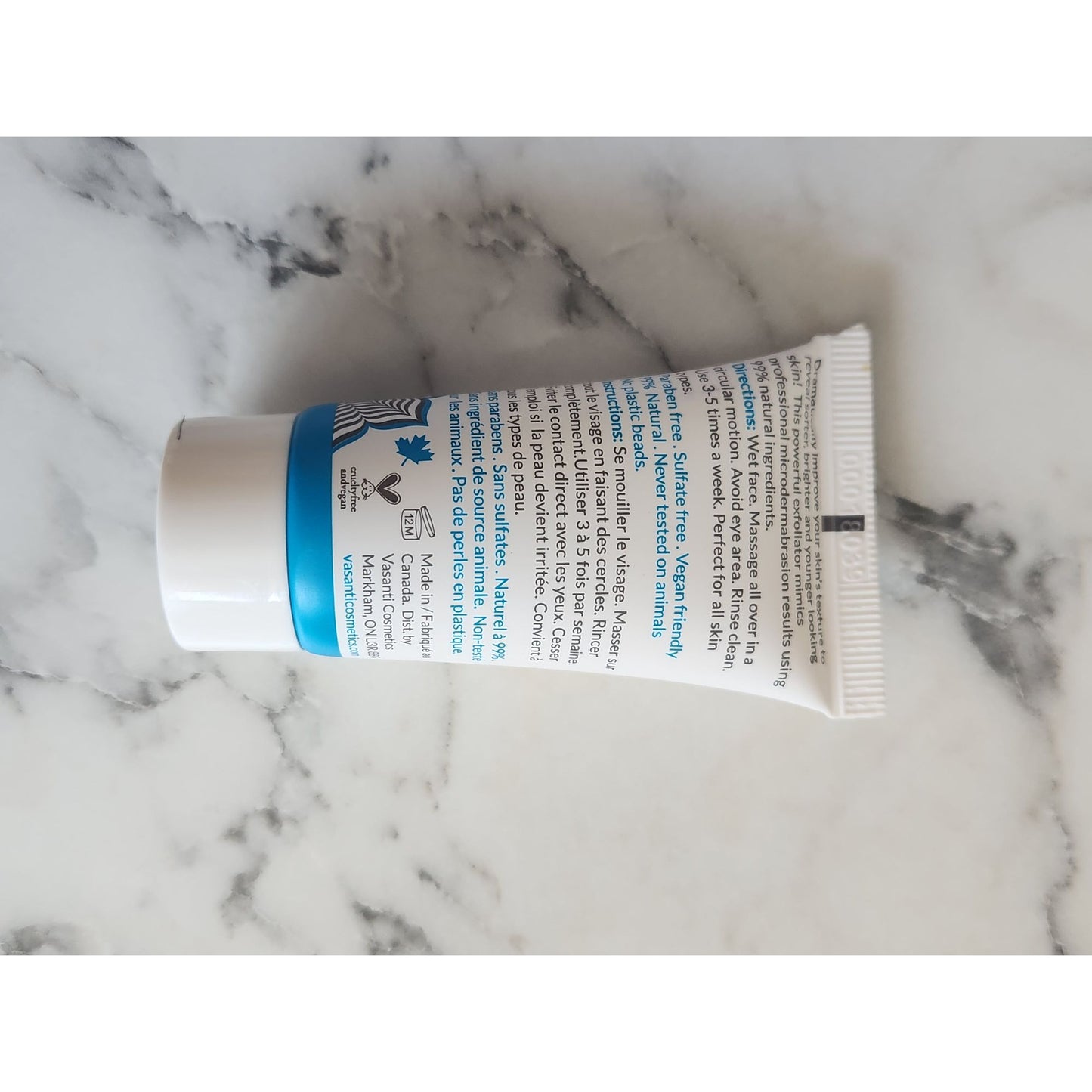 Vasanti BrightenUp! Enzymatic Face Rejuvenator Exfoliating Cleanser 20g Travel Size