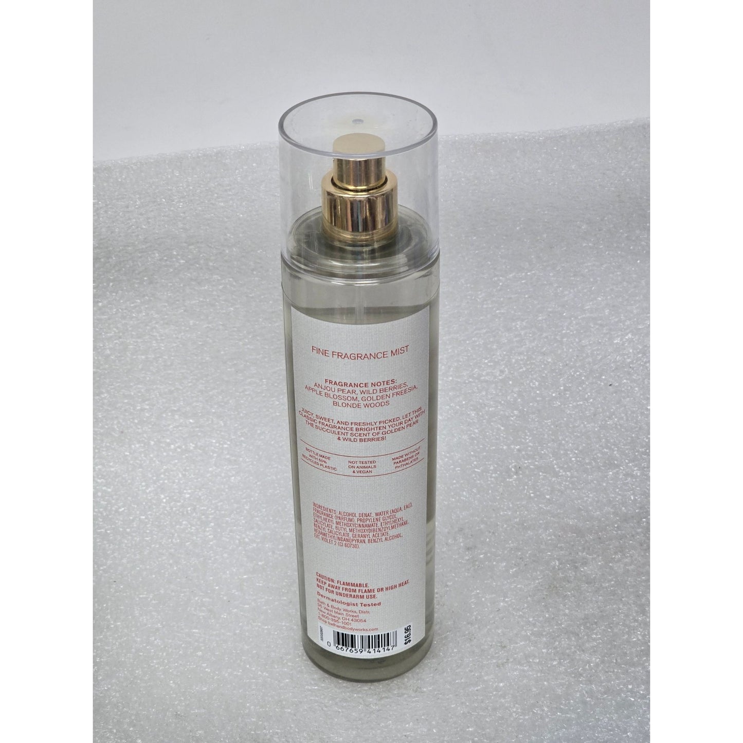Bath & Body Works Pearberry Fine Fragrance Mist 8 Fl Oz