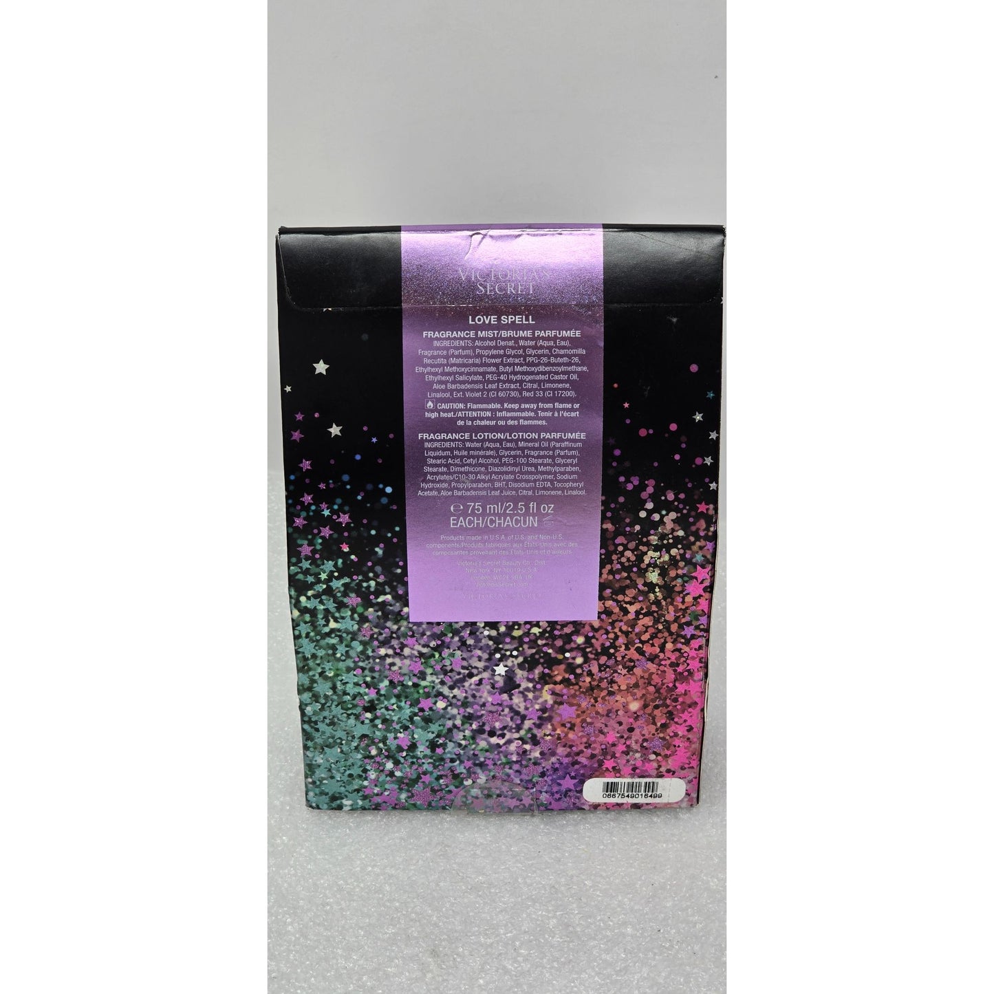 Victorias Secret Love Spell Fragrance Mist & Lotion Gift Set 2.5 Fl Oz Each
