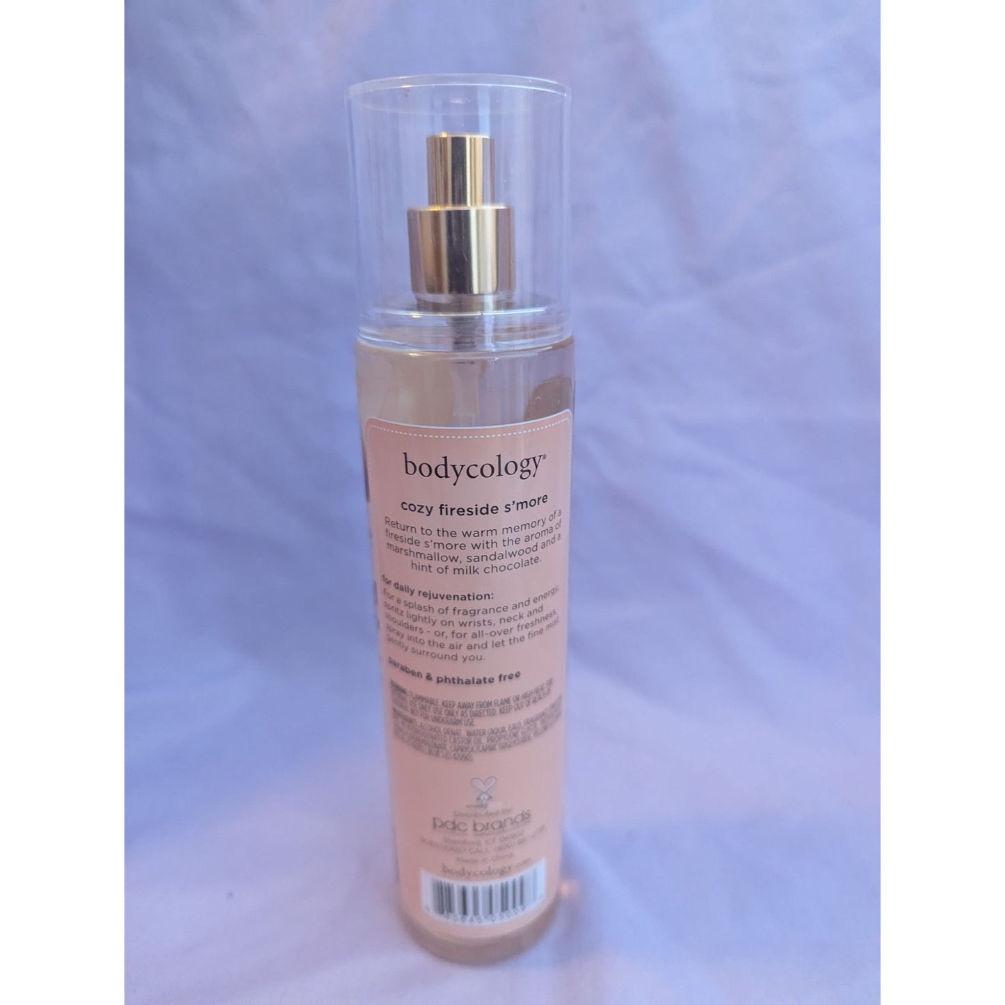 Bodycology Cozy Fireside S'more Fragrance Mist 8 Fl Oz Warm Marshmallow