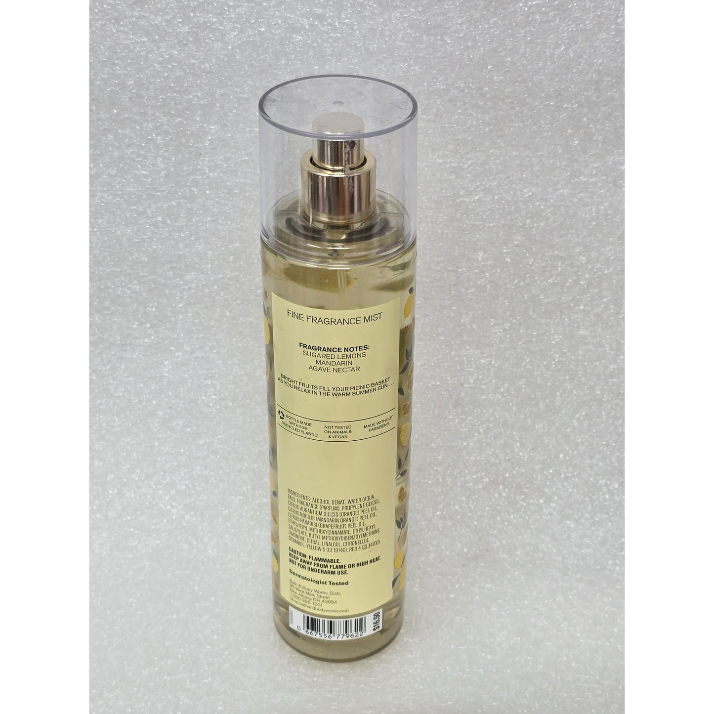 Bath & Body Works Sun-Washed Citrus Fine Fragrance Mist 8 Fl Oz
