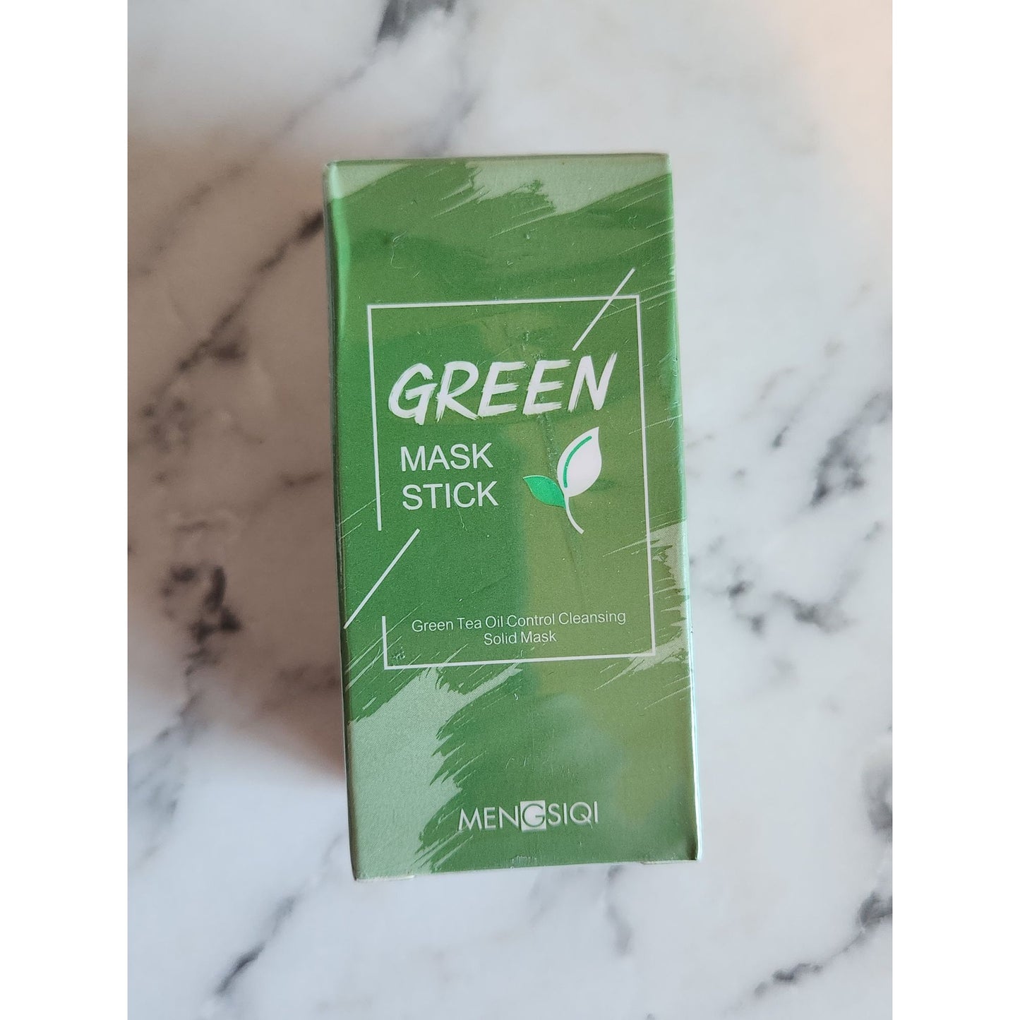 Mengsiqi Green Mask Stick Green Tea Oil Control Cleansing Solid Mask 40g