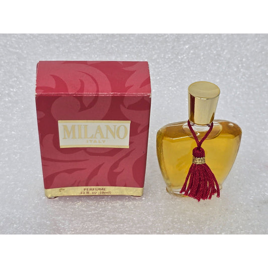Milano Italy Perfume .33 oz Eau De Parfum With Box & Tassel Travel Size