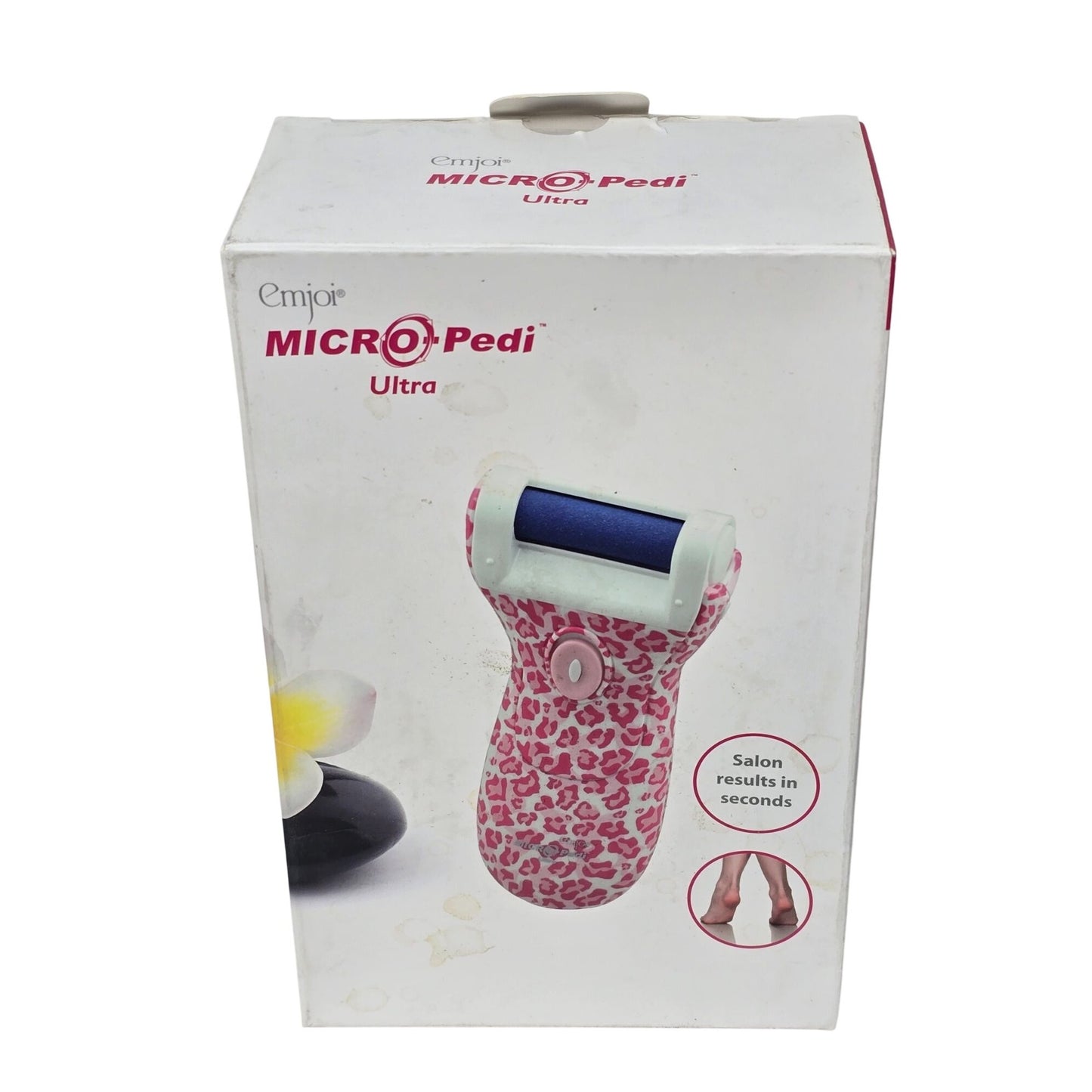 Emjoi Micro-Pedi Ultra Callus Remover Pink Leopard Print