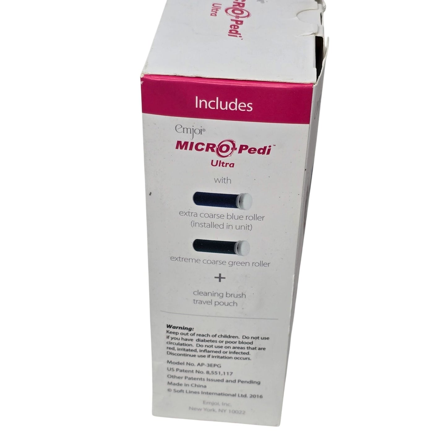 Emjoi Micro-Pedi Ultra Callus Remover Pink Leopard Print