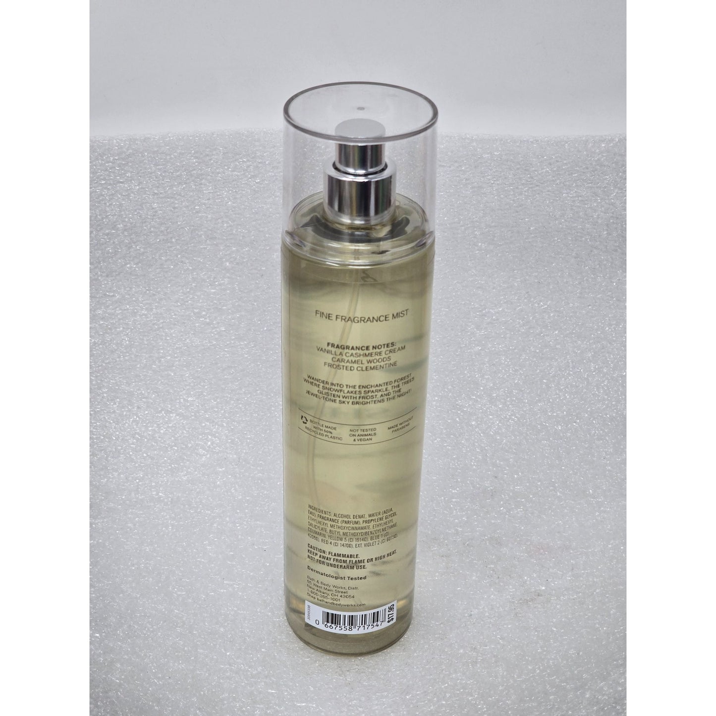 Bath & Body Works Snowflakes & Cashmere Fine Fragrance Mist 8 Oz Spray For Women