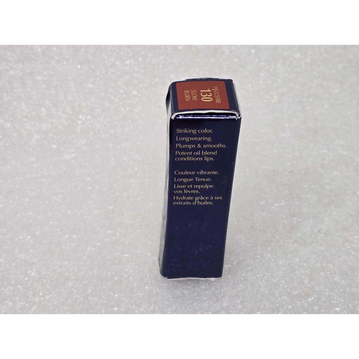Estee Lauder Pure Color Hi-Lustre Lipstick 130 Slow Burn - Refillable 0.12 oz