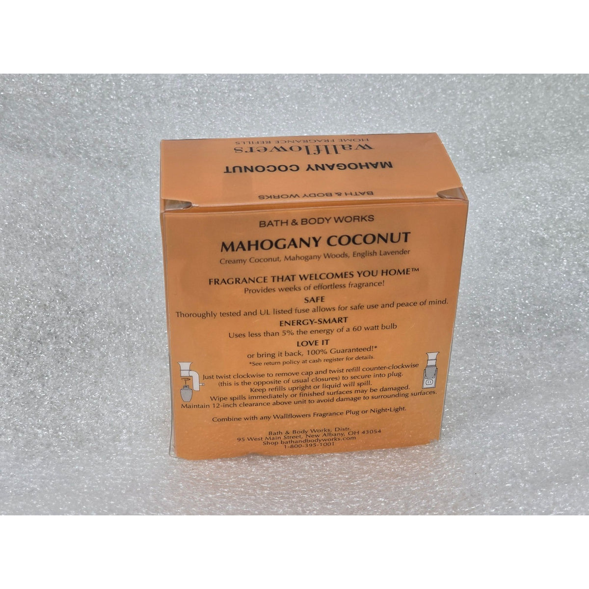 Bath & Body Works Wallflowers Mahogany Coconut Home Fragrance Refills 2-Pack