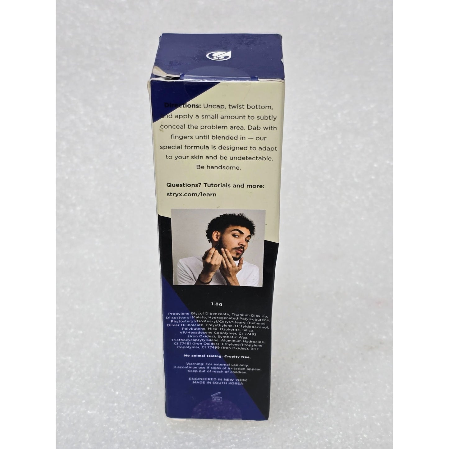 Stryx 01 Concealer Tool Medium Mahogany For Men 1.8g