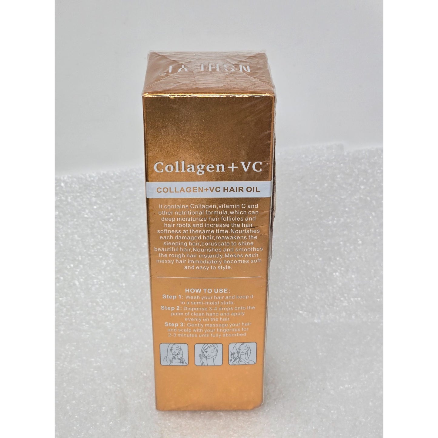 Nsheyi Collagen+VC Professional Hair Oil 100ml Shining Hair Healthy Scalp Repair