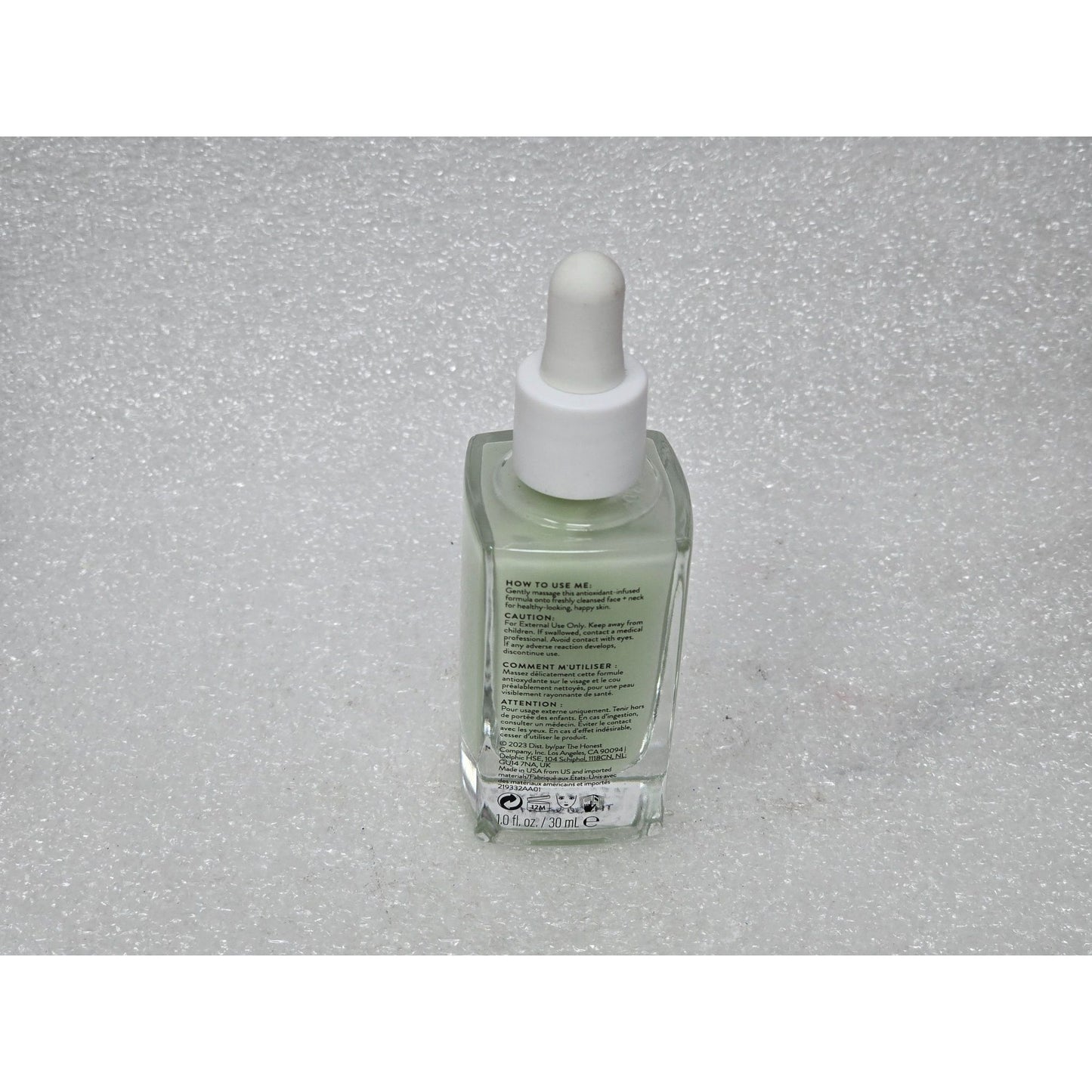 Honest Daily Green Juice Antioxidant Serum Hydrating Skincare For Face & Neck