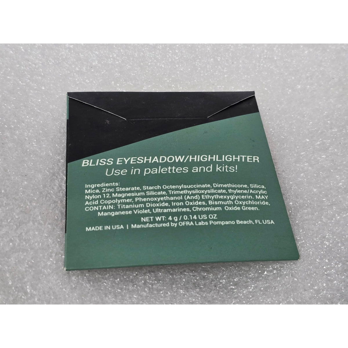 Ofra Bliss Eyeshadow / Highlighter Single Pan 4g For Palettes & Kits Made In USA
