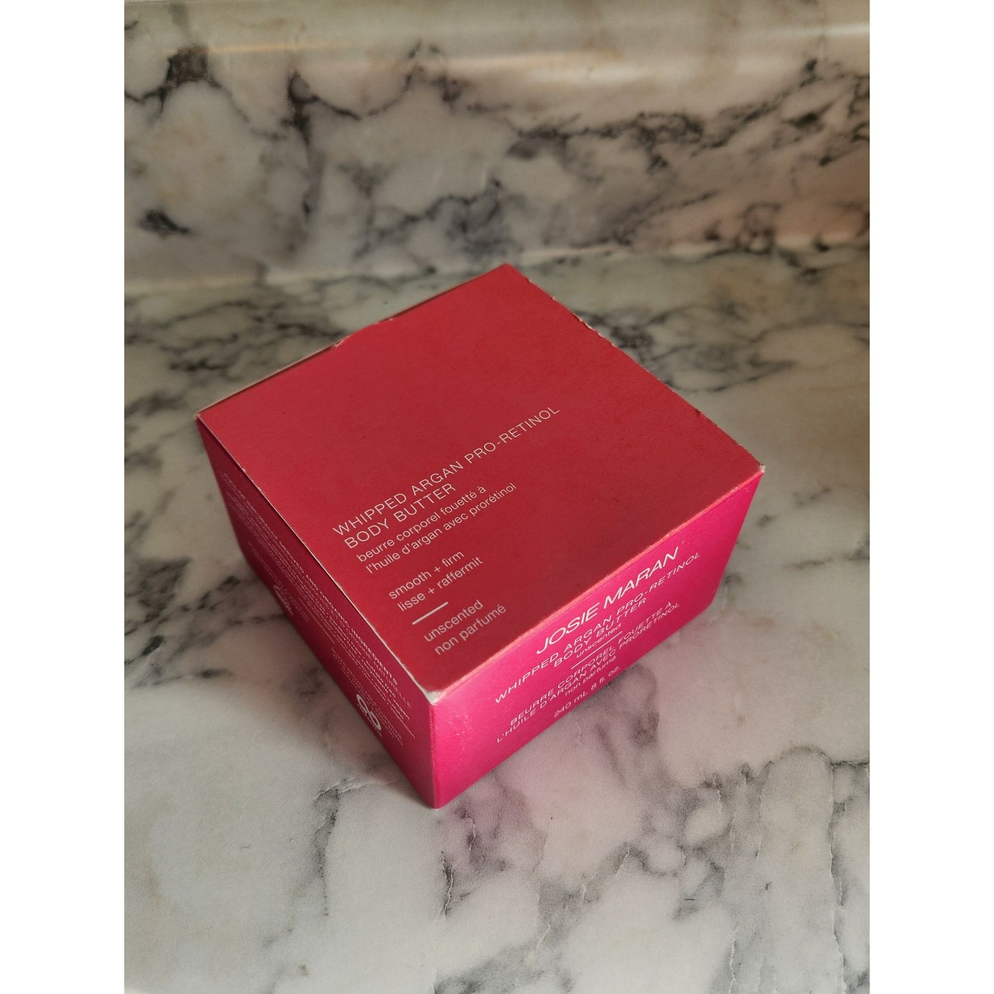 Josie Maran Whipped Argan Pro-Retinol Body Butter Smooth & Firm 240 mL Unscented