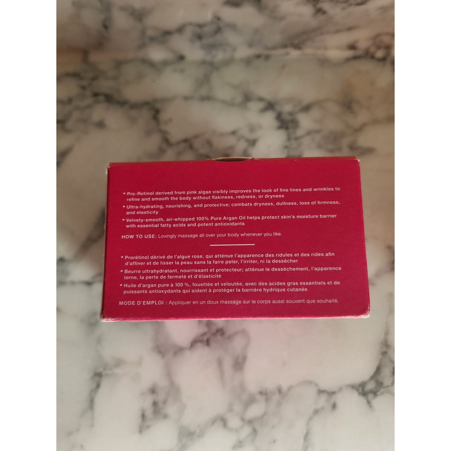 Josie Maran Whipped Argan Pro-Retinol Body Butter Smooth & Firm 240 mL Unscented