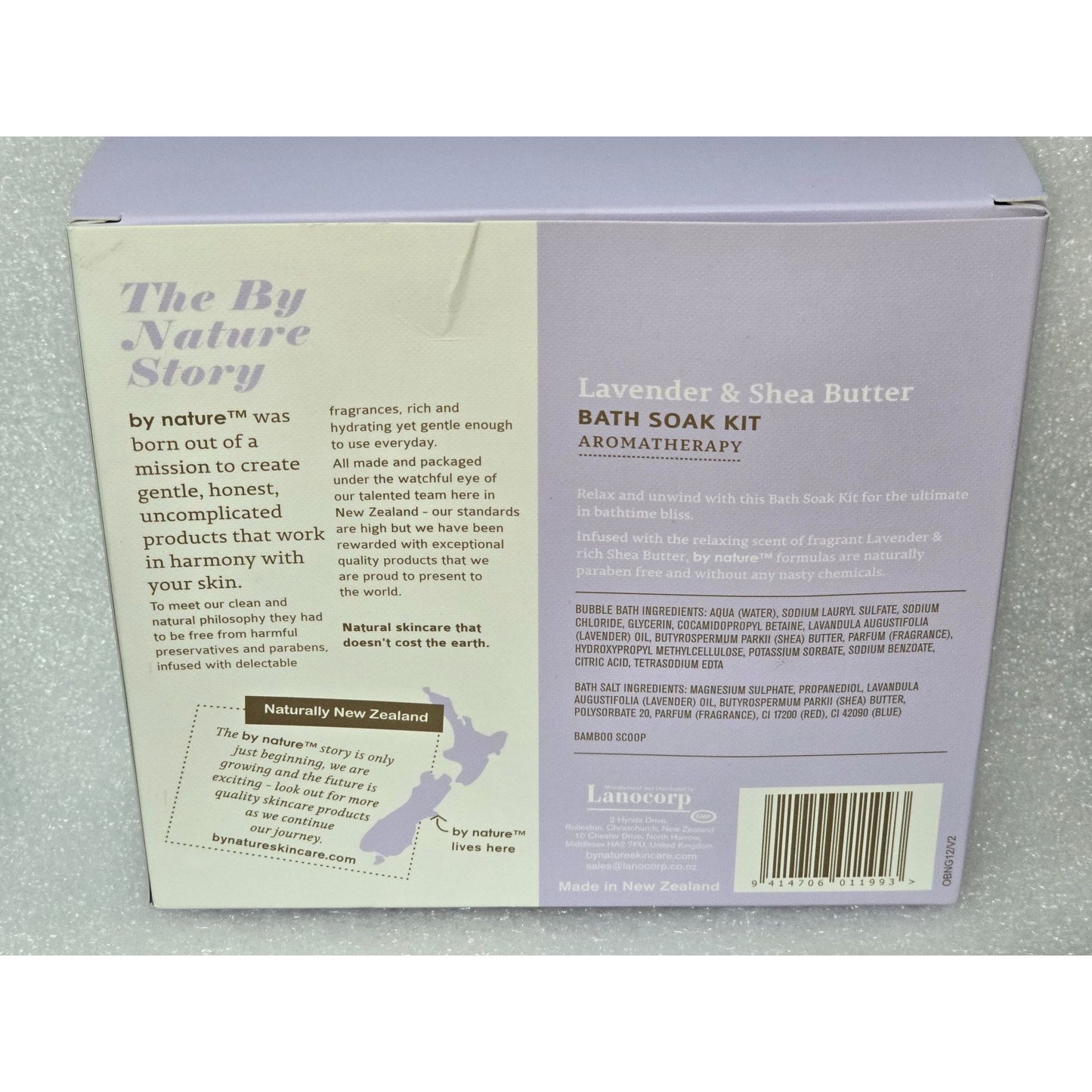By Nature Lavender & Shea Butter Bath Soak Kit Aromatherapy