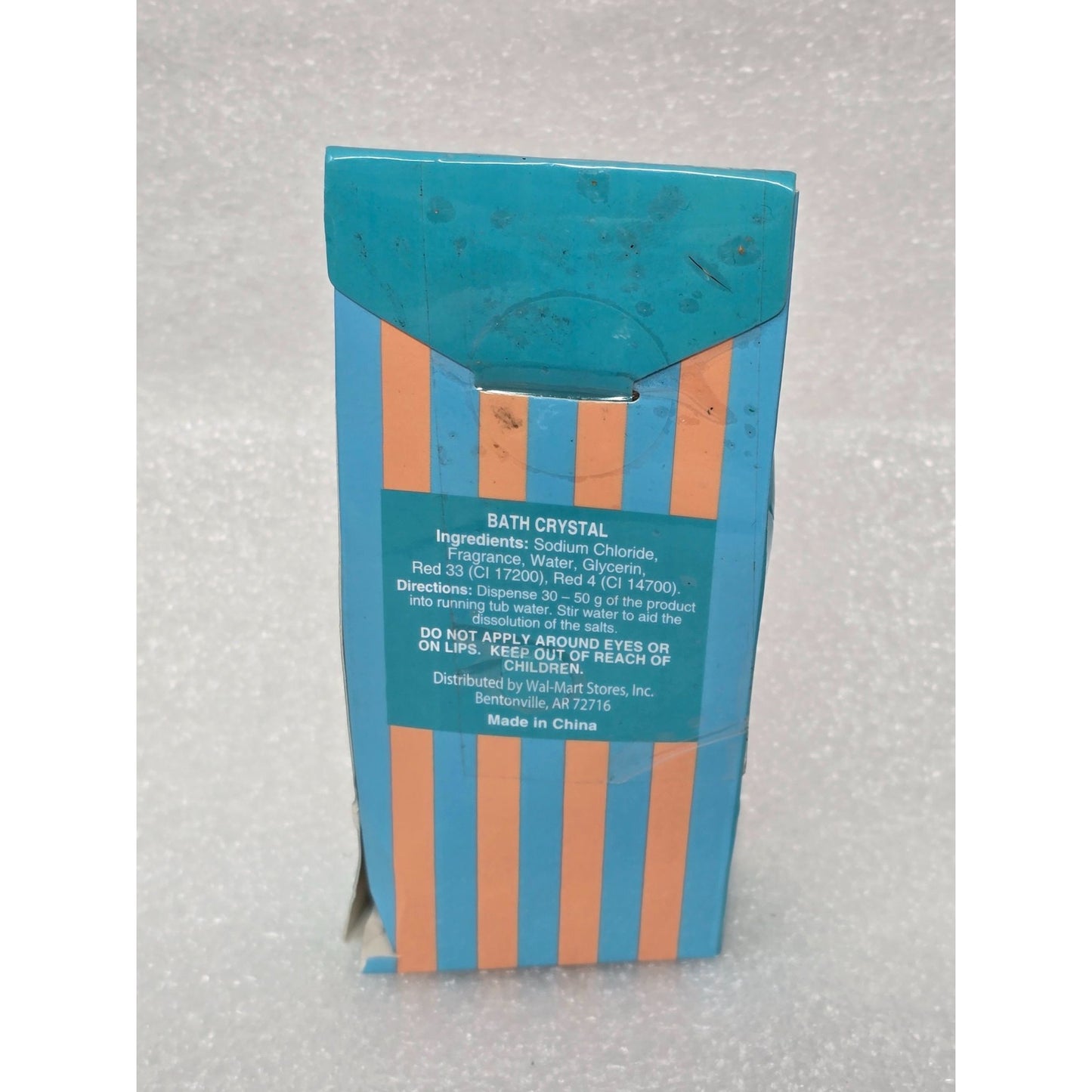 Beautyous Just Relax Bath Crystal 50g Skin Relaxing Formula Striped Packaging