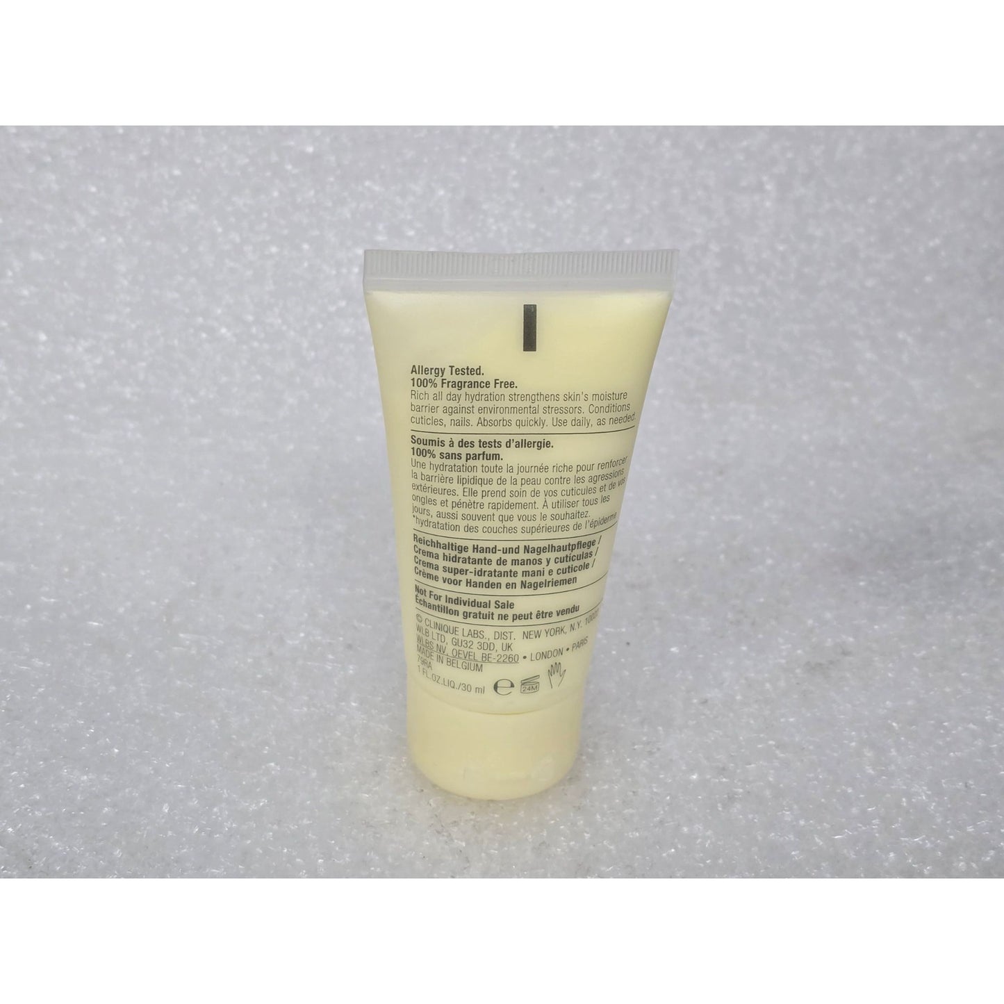Clinique Deep Comfort Hand And Cuticle Cream 30ml 1oz Travel Size Fragrance Free
