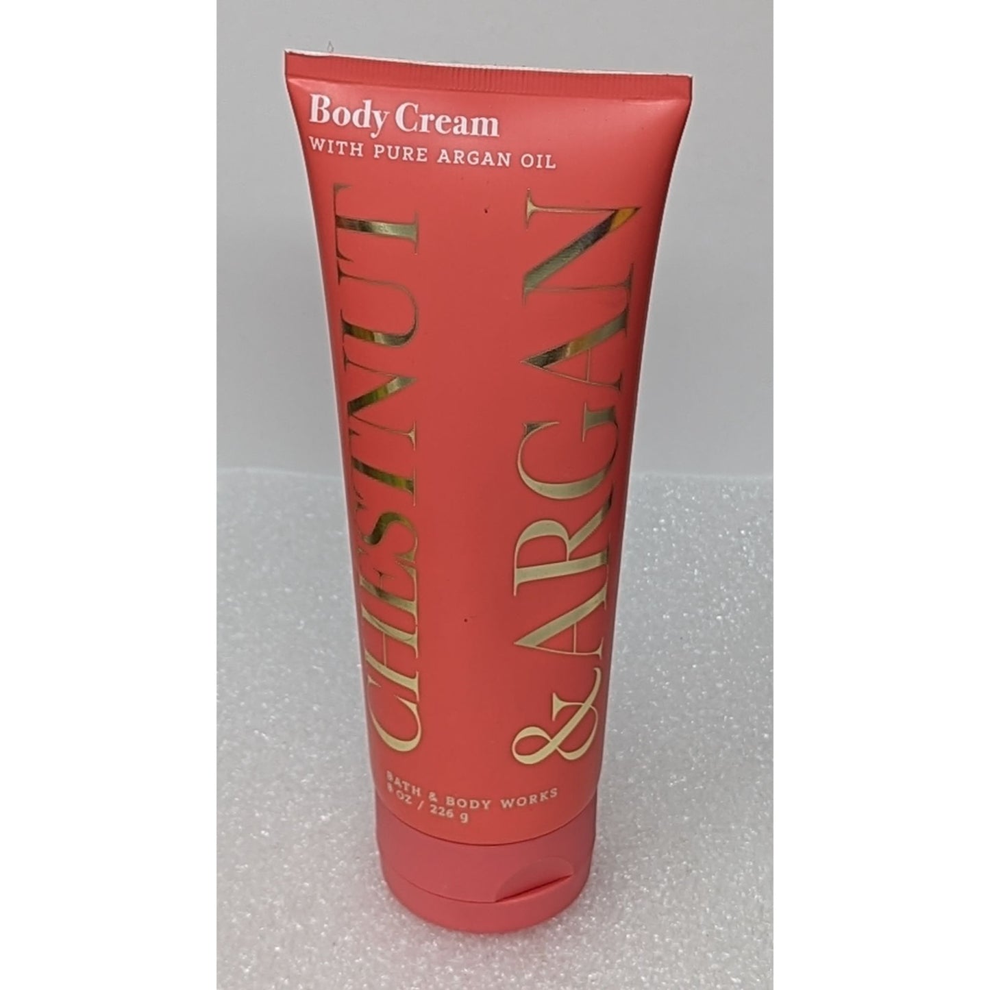 Bath & Body Works Chestnut & Argan Body Cream 8 oz With Pure Argan Oil